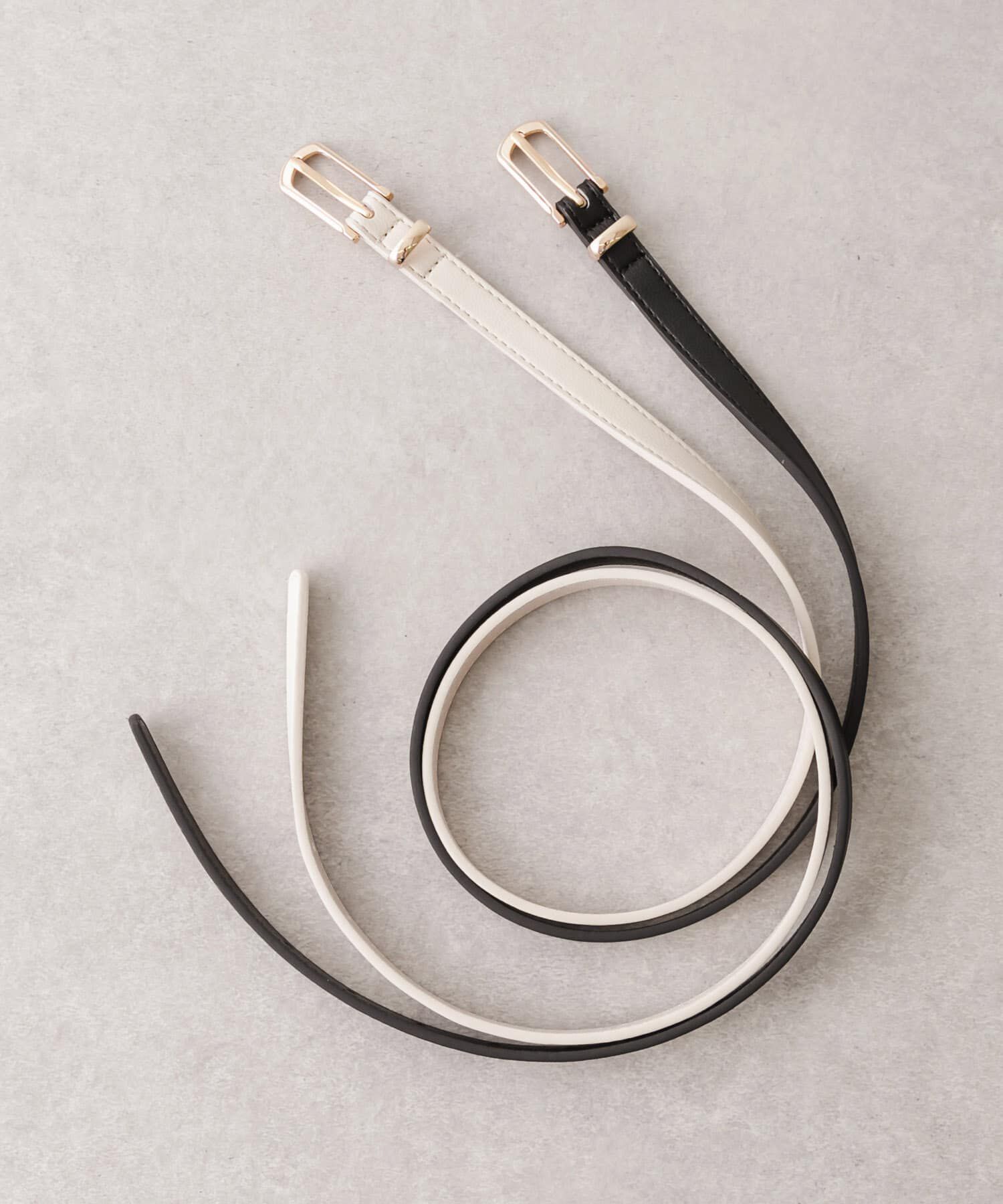 SMELLY「スリムスクエアベルト」|ベルト|