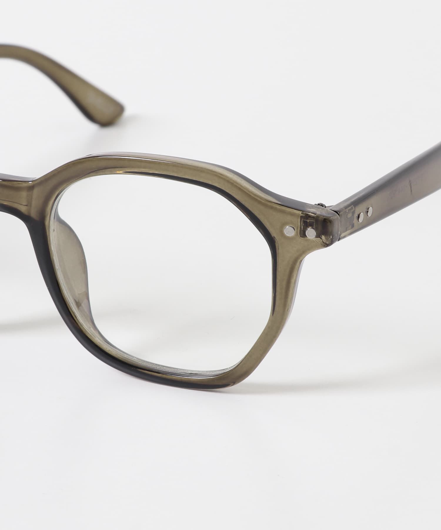 SMELLY「オクタゴンフレームダテメガネ」|メガネ|