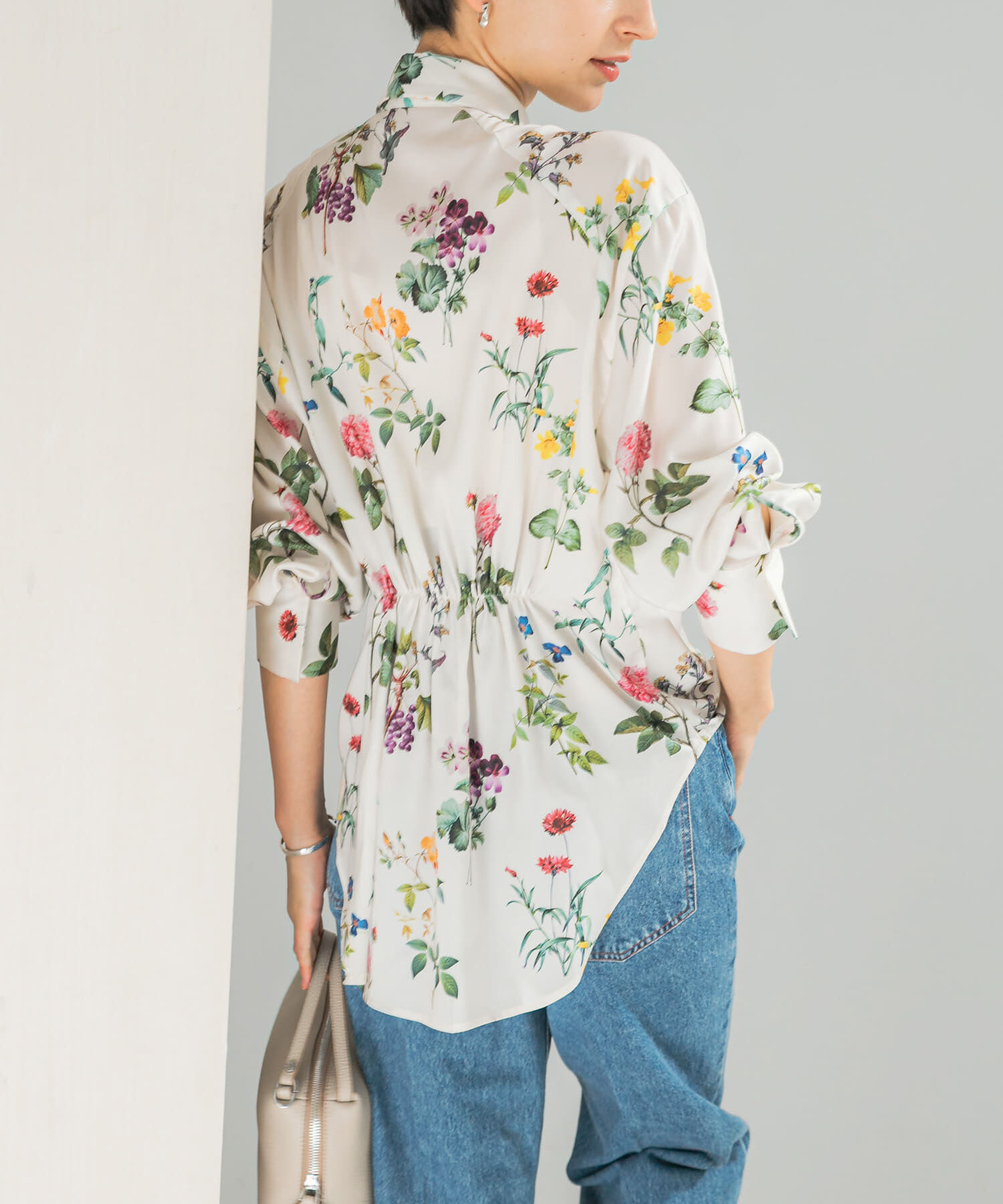 URBAN RESEARCH ROSSO「ボタニカルプリントデザインシャツ」|シャツ・ブラウス|