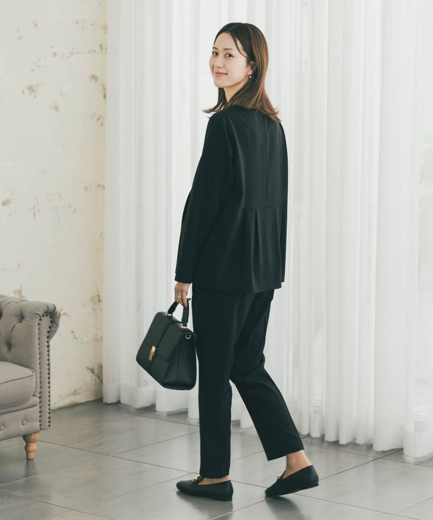 URBAN RESEARCH DOORS「ペプラムトップスセットアップ」|その他|