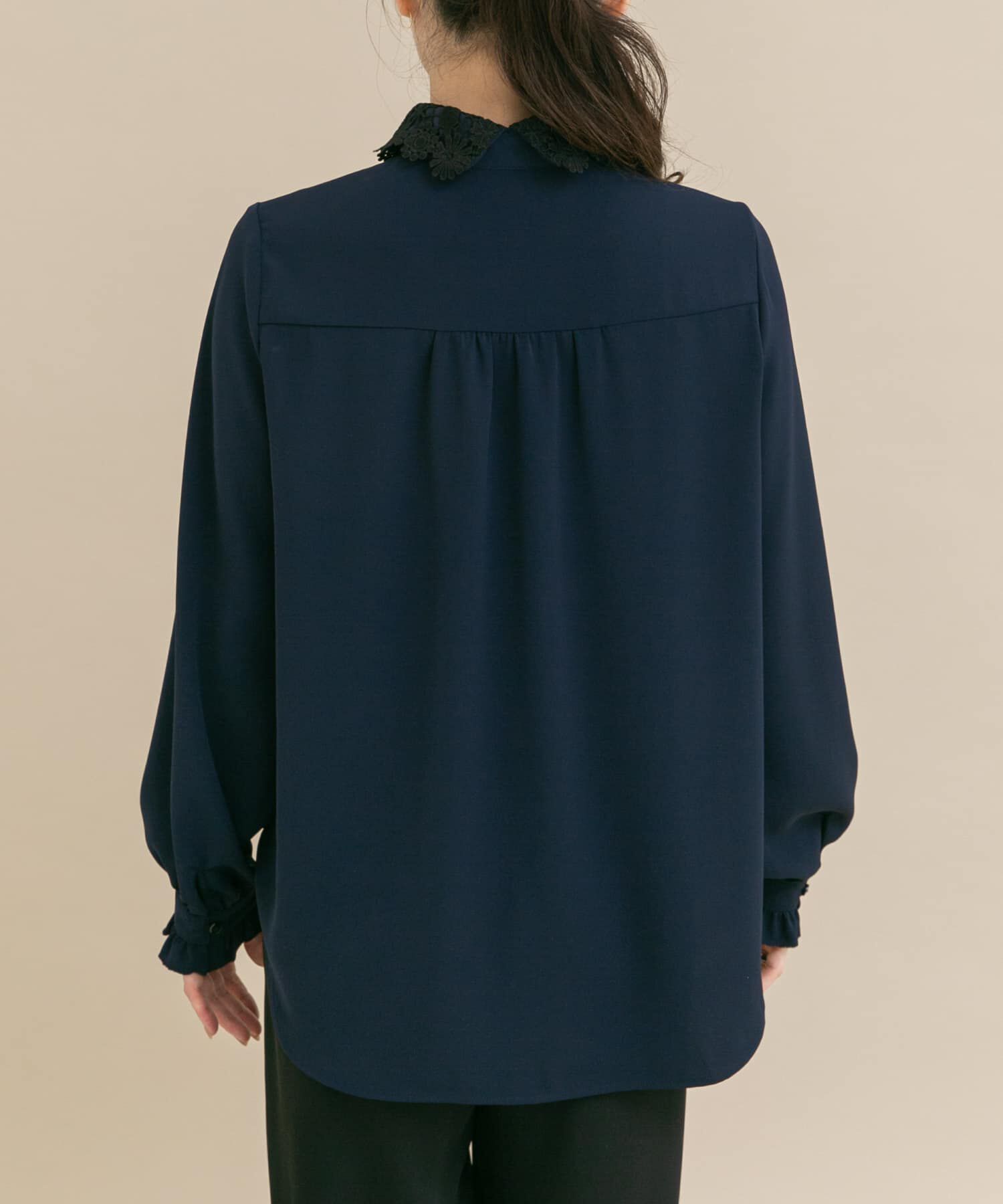 URBAN RESEARCH ROSSO「『WEB/一部店舗限定』レースカラーブラウス」|シャツ・ブラウス|