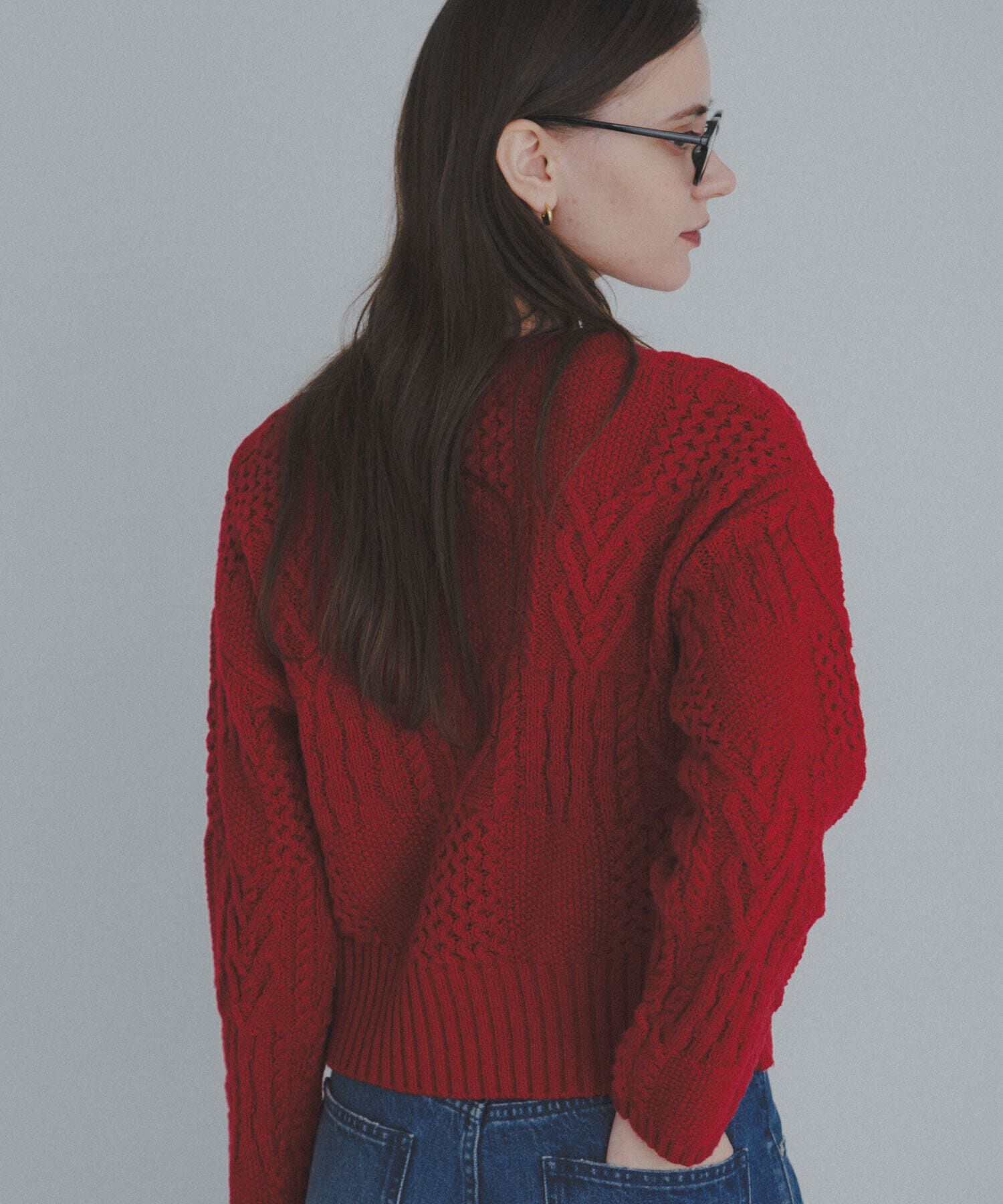 Sonny Label 「パッチワークハートケーブルニット」|ニット・セーター|