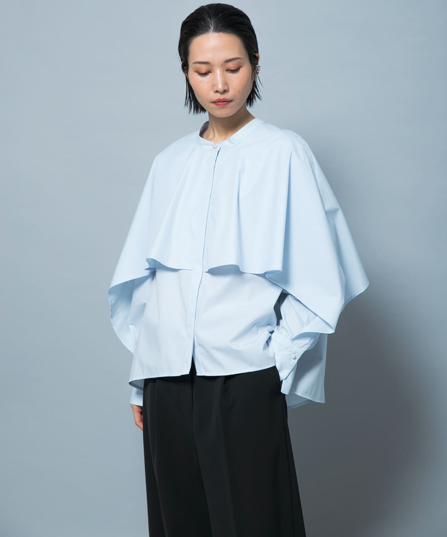 URBAN RESEARCH ROSSO「『別注』CHIGNON&times;ROSSO　ラッフルシャツブラウス」|シャツ・ブラウス|