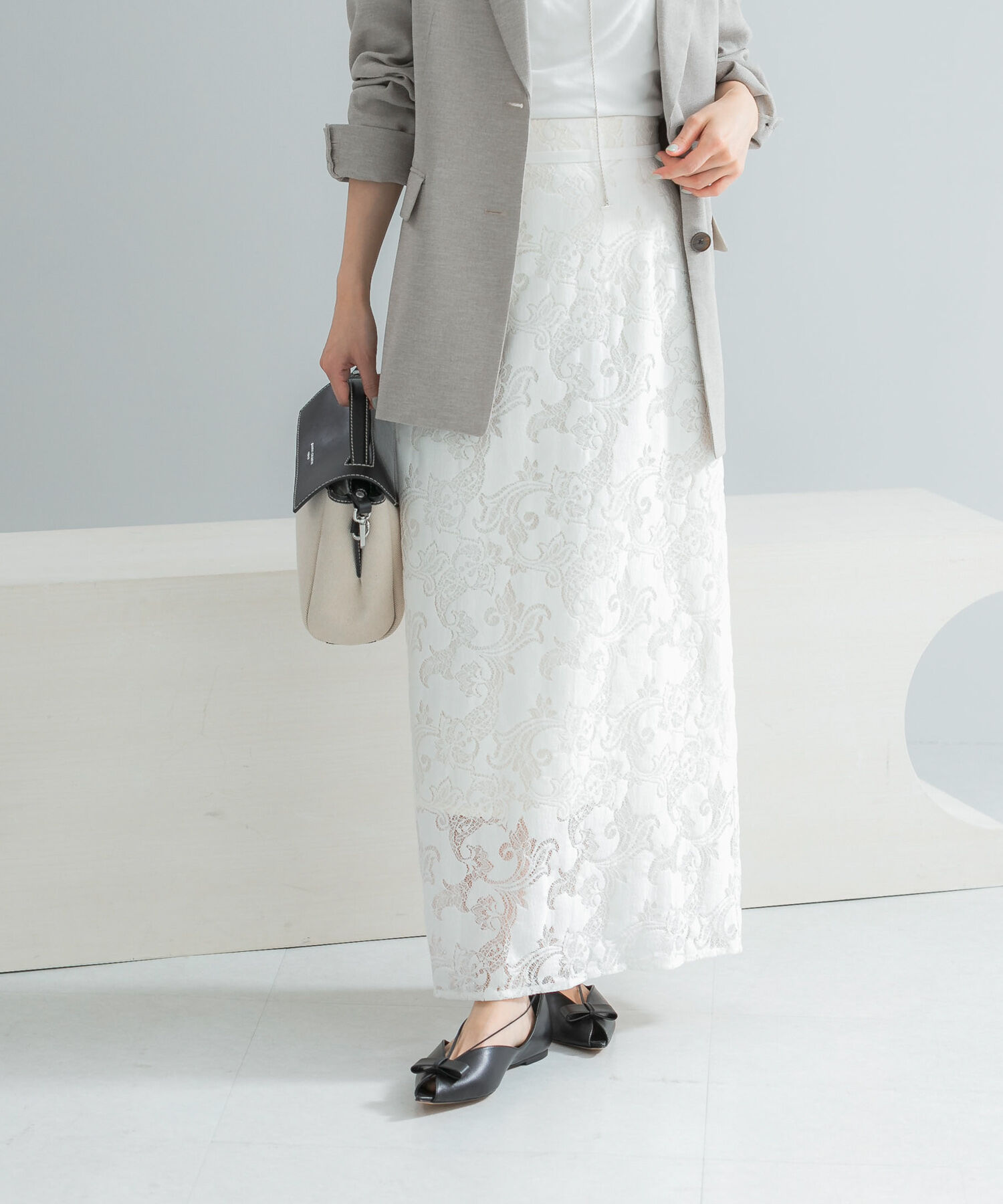 URBAN RESEARCH ROSSO「ラッセルレーススカート」|スカート|