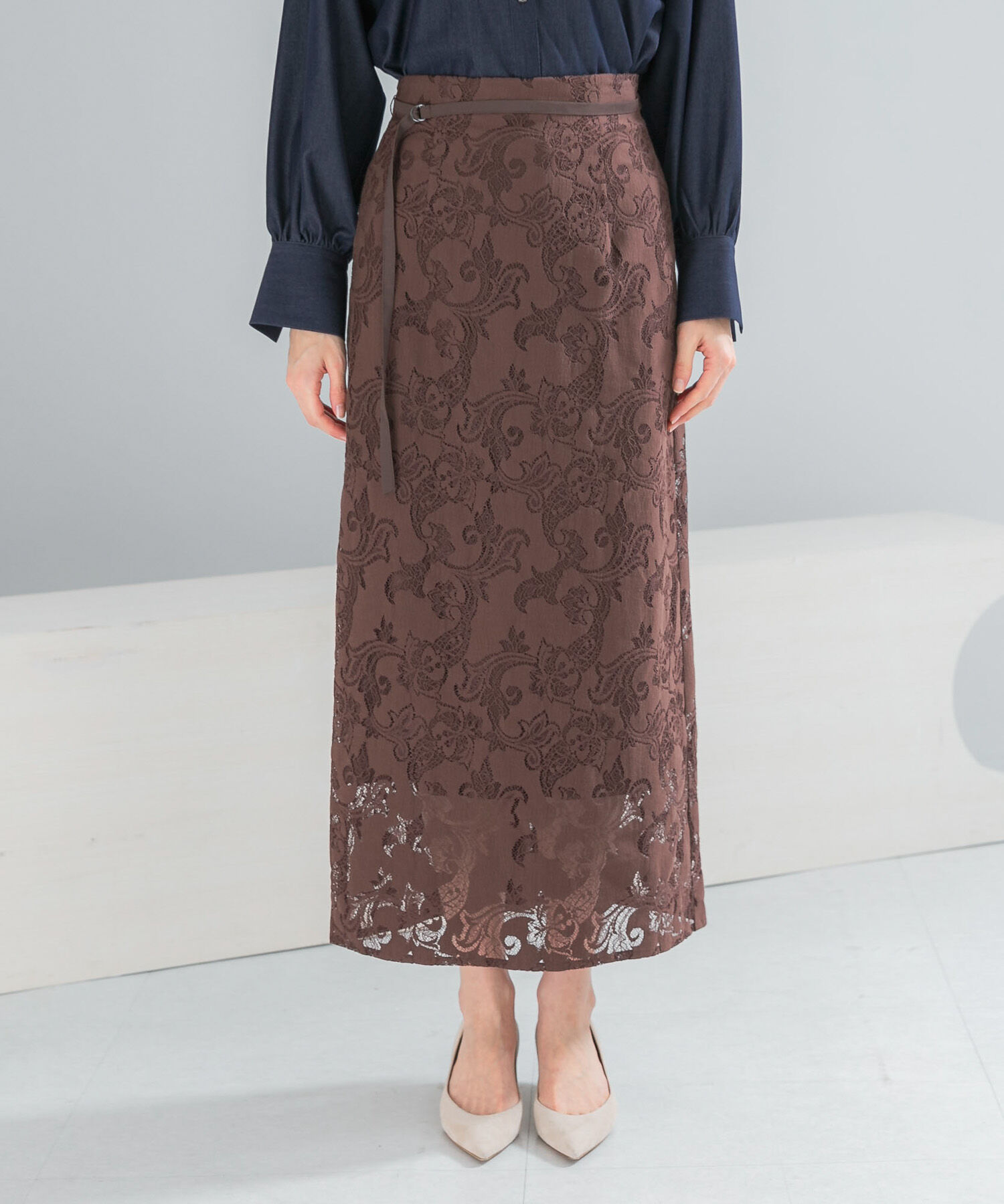 URBAN RESEARCH ROSSO「ラッセルレーススカート」|スカート|