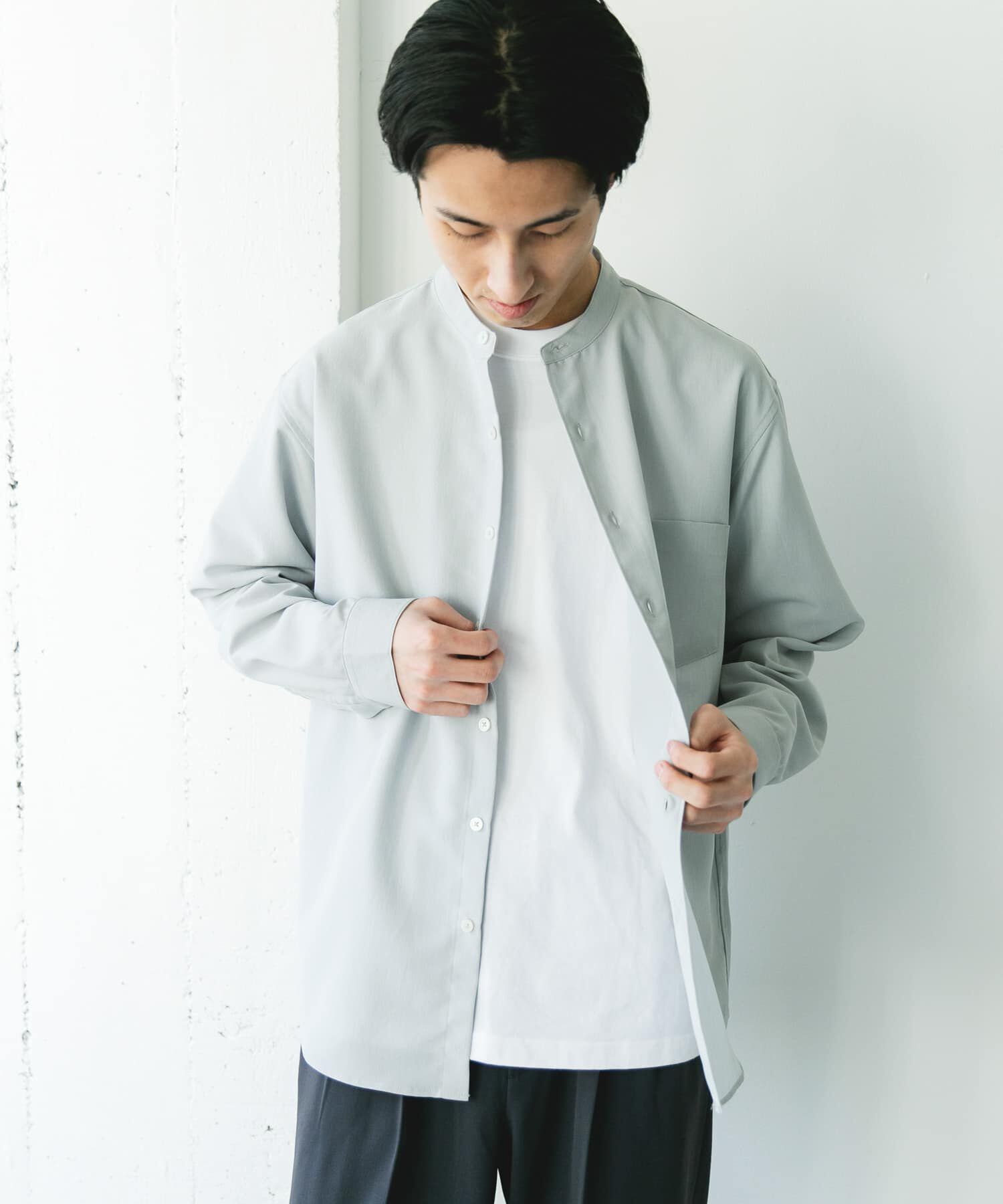 URBAN RESEARCH DOORS「『XLｻｲｽﾞ/WEB限定』『吸水速乾』ｾｵｱﾙﾌｧﾊﾞﾝﾄﾞｶﾗｰﾛﾝｸ 」|シャツ・ブラウス|