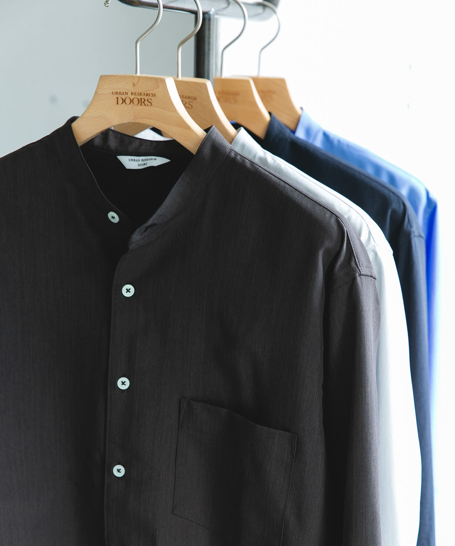 URBAN RESEARCH DOORS「『XLｻｲｽﾞ/WEB限定』『吸水速乾』ｾｵｱﾙﾌｧﾊﾞﾝﾄﾞｶﾗｰﾛﾝｸ 」|シャツ・ブラウス|ブラウン