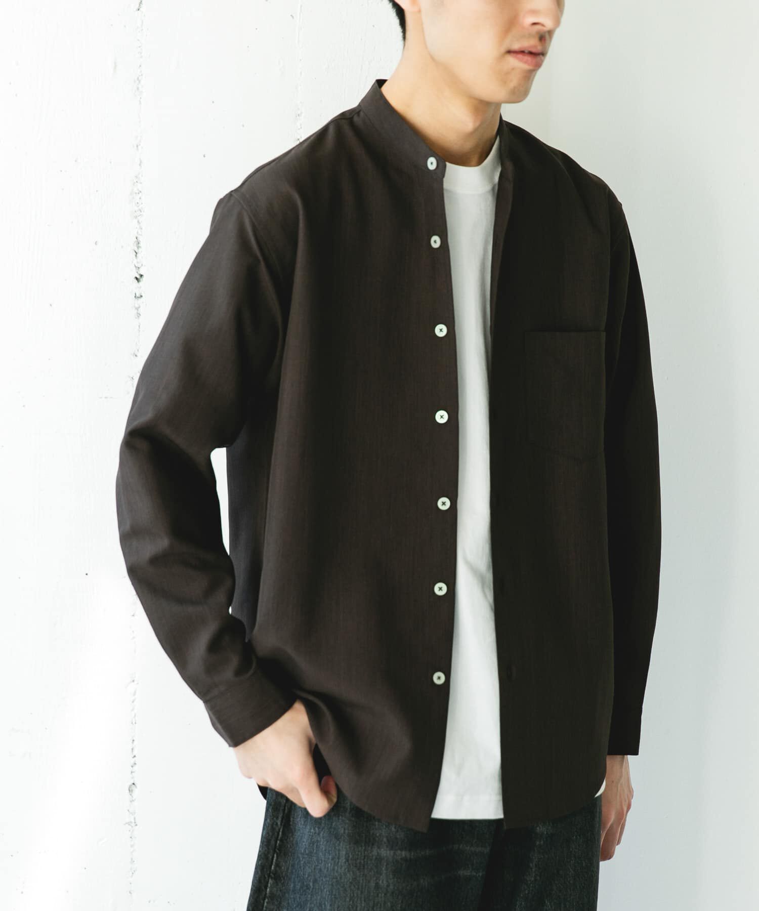 URBAN RESEARCH DOORS「『XLｻｲｽﾞ/WEB限定』『吸水速乾』ｾｵｱﾙﾌｧﾊﾞﾝﾄﾞｶﾗｰﾛﾝｸ 」|シャツ・ブラウス|