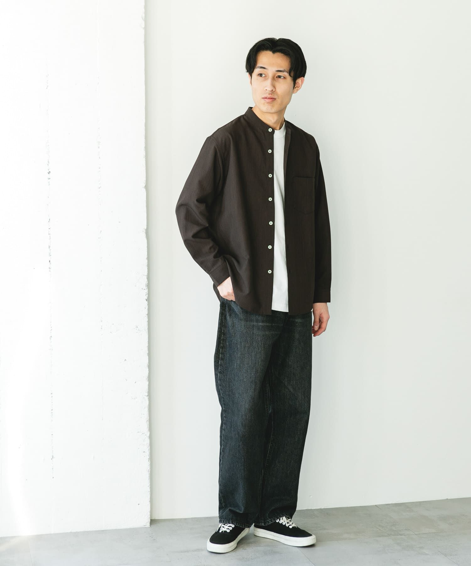 URBAN RESEARCH DOORS「『XLｻｲｽﾞ/WEB限定』『吸水速乾』ｾｵｱﾙﾌｧﾊﾞﾝﾄﾞｶﾗｰﾛﾝｸ 」|シャツ・ブラウス|