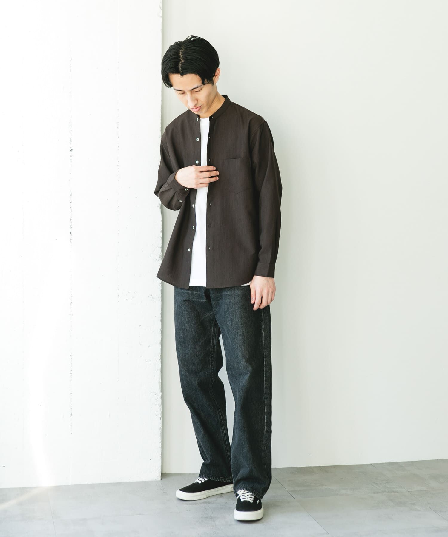 URBAN RESEARCH DOORS「『XLｻｲｽﾞ/WEB限定』『吸水速乾』ｾｵｱﾙﾌｧﾊﾞﾝﾄﾞｶﾗｰﾛﾝｸ 」|シャツ・ブラウス|