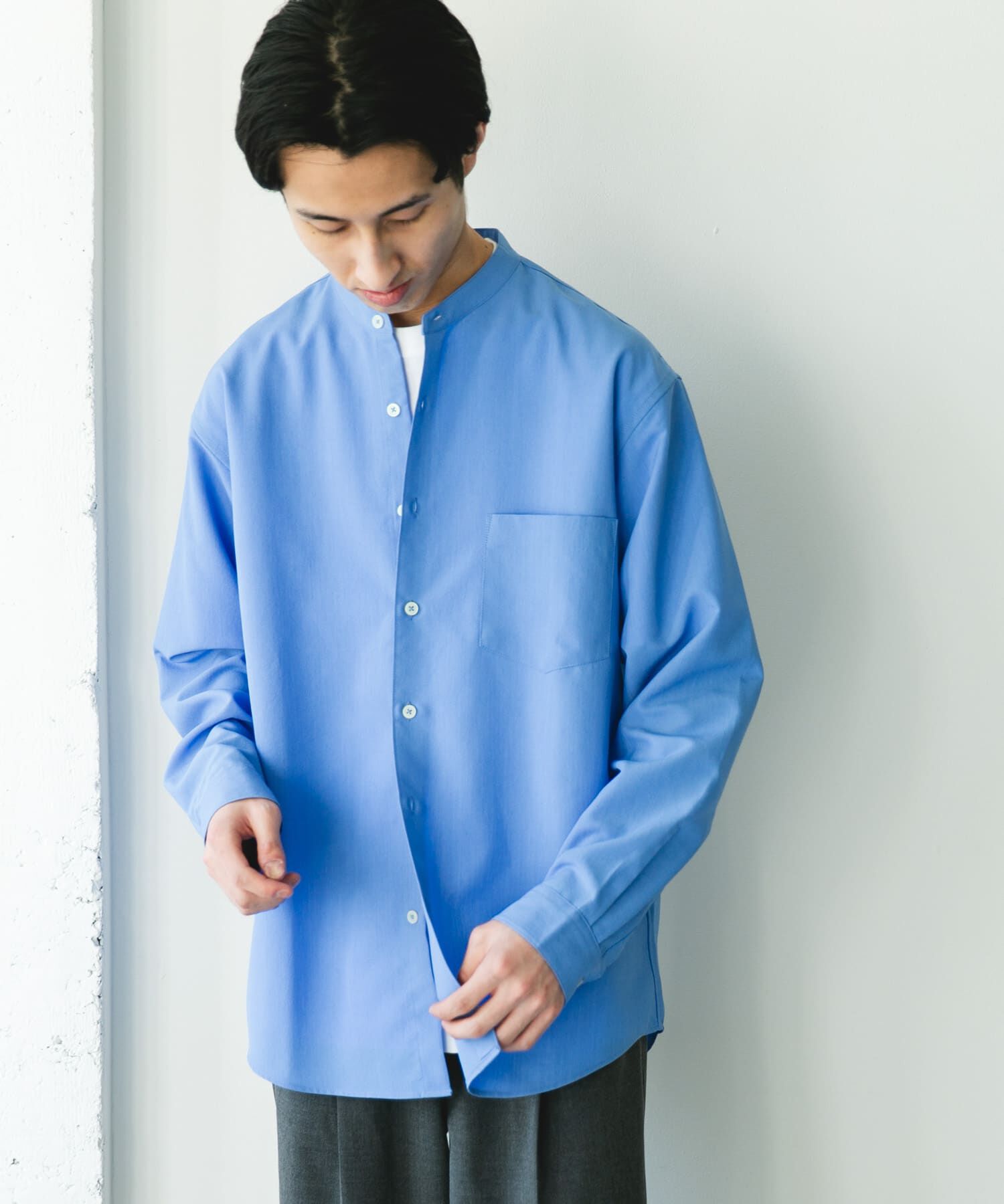 URBAN RESEARCH DOORS「『XLｻｲｽﾞ/WEB限定』『吸水速乾』ｾｵｱﾙﾌｧﾊﾞﾝﾄﾞｶﾗｰﾛﾝｸ 」|シャツ・ブラウス|