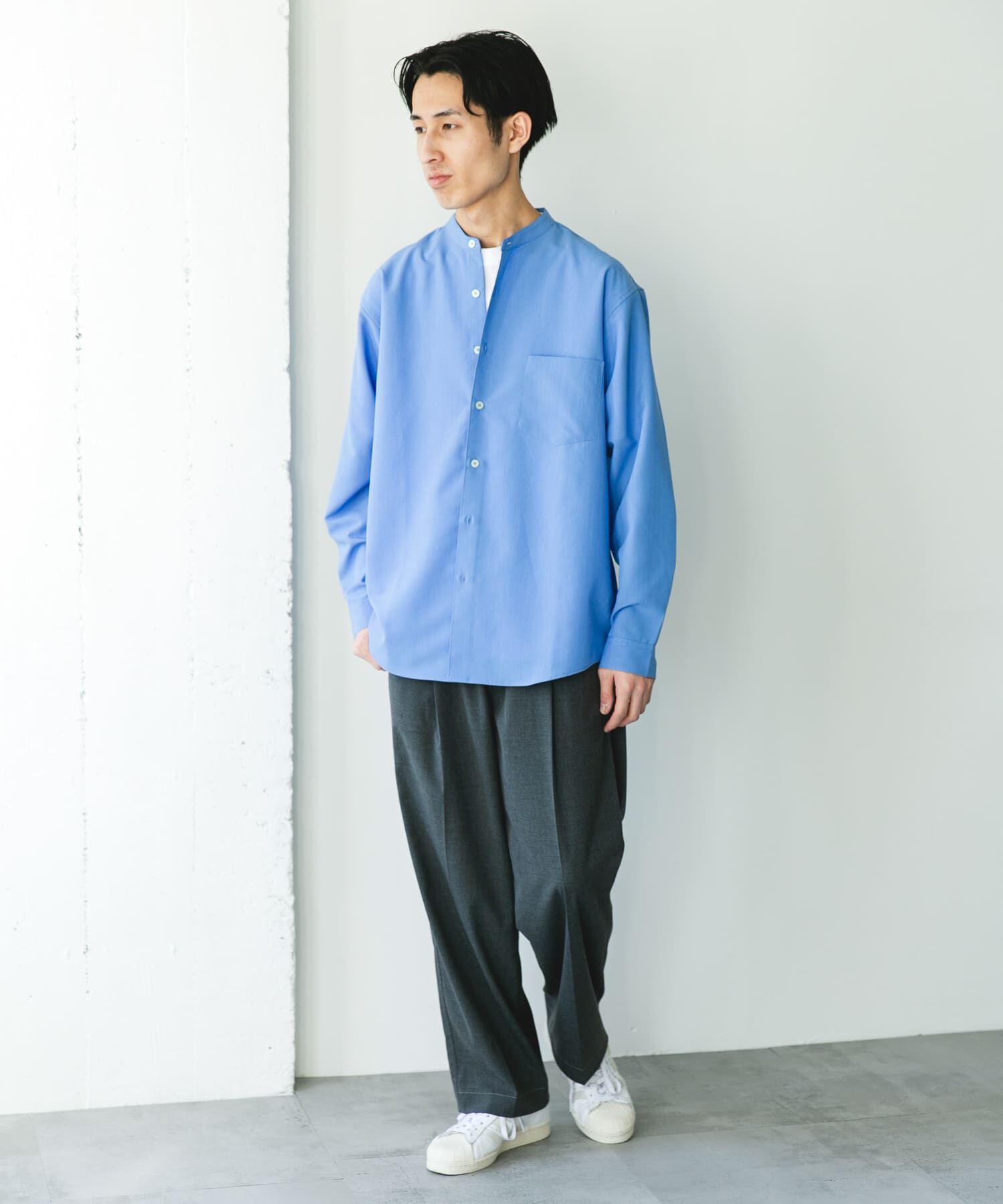 URBAN RESEARCH DOORS「『XLｻｲｽﾞ/WEB限定』『吸水速乾』ｾｵｱﾙﾌｧﾊﾞﾝﾄﾞｶﾗｰﾛﾝｸ 」|シャツ・ブラウス|