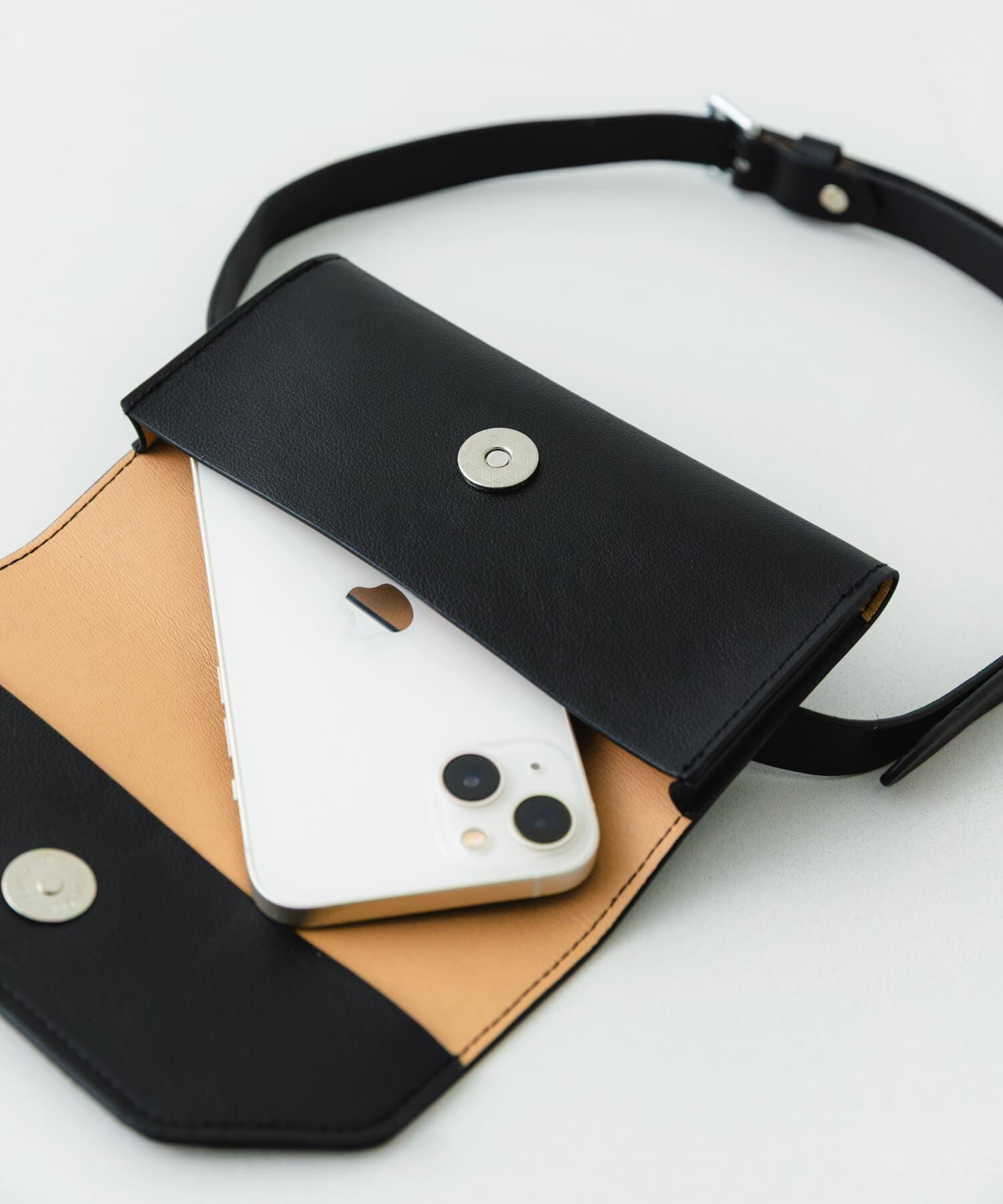 RODE SKO「『MADE IN JAPAN』 ウエストポーチベルトバッグ」|ポーチ|ブラック