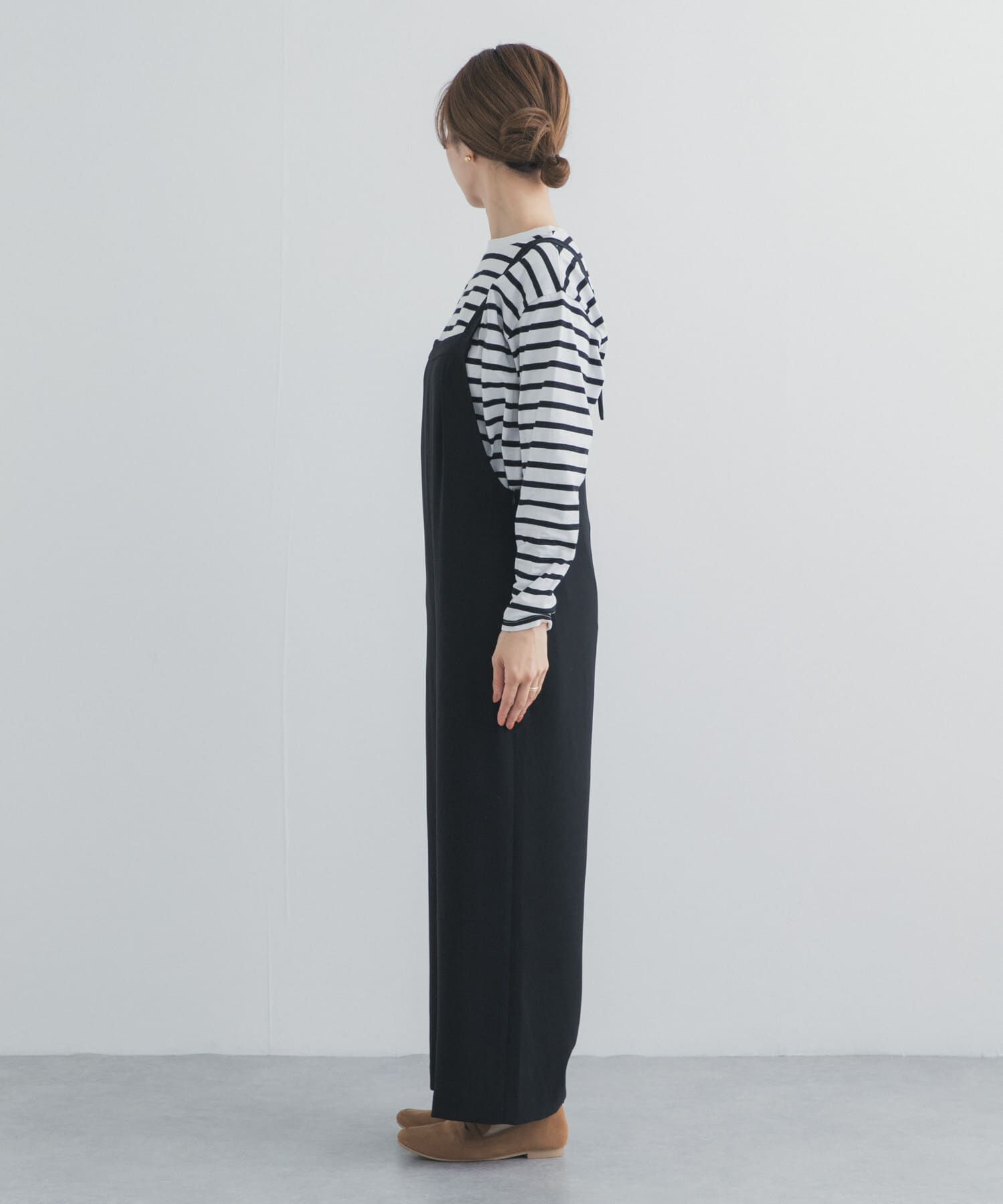 URBAN RESEARCH DOORS「ジョーゼットタックサロペット」|スカート|