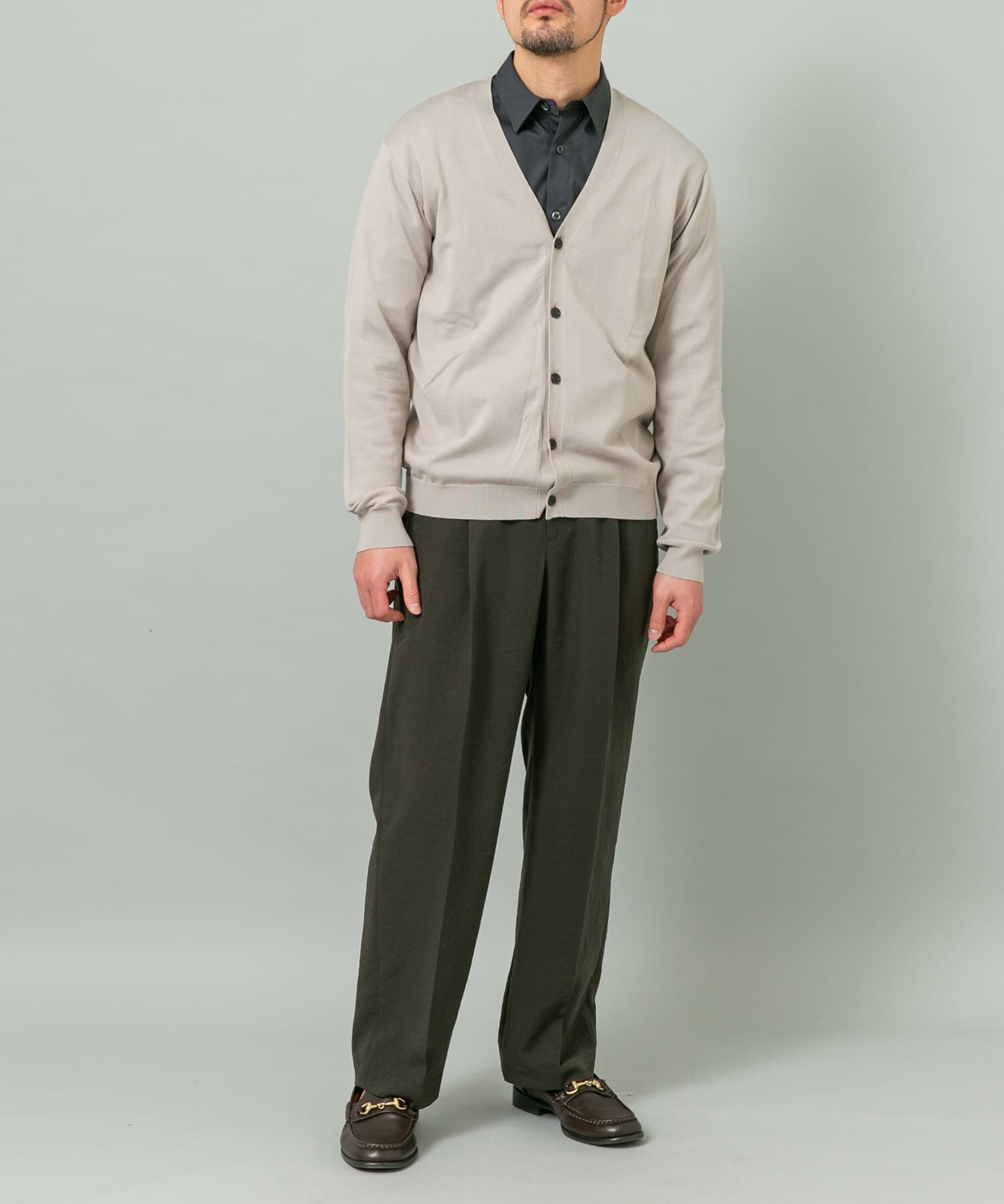 URBAN RESEARCH ROSSO「シルク混ベーシックカーディガン」|カーディガン|