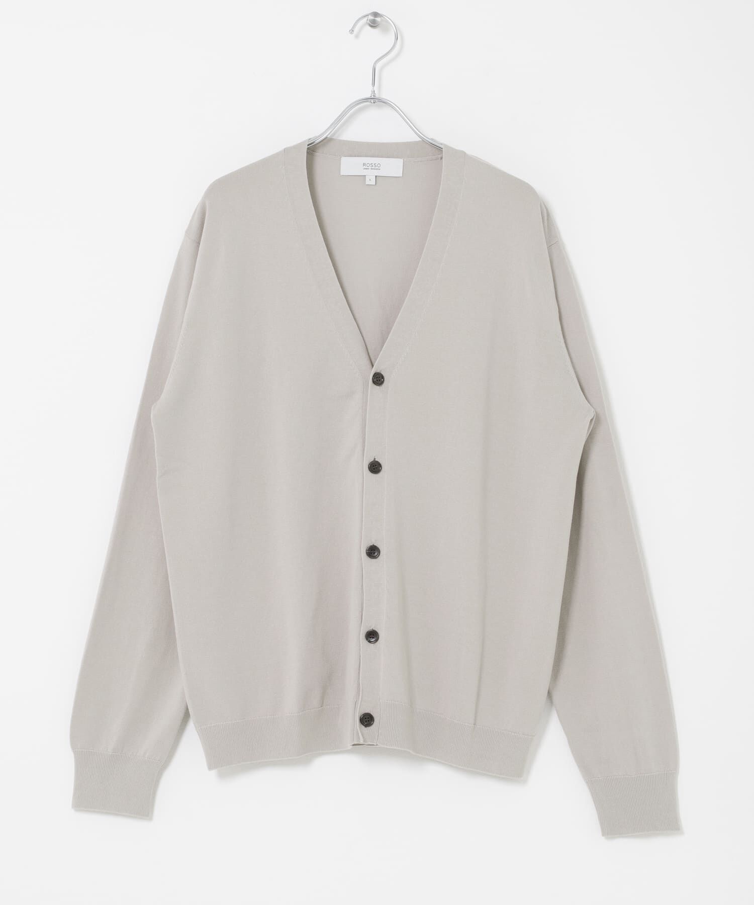 URBAN RESEARCH ROSSO「シルク混ベーシックカーディガン」|カーディガン|