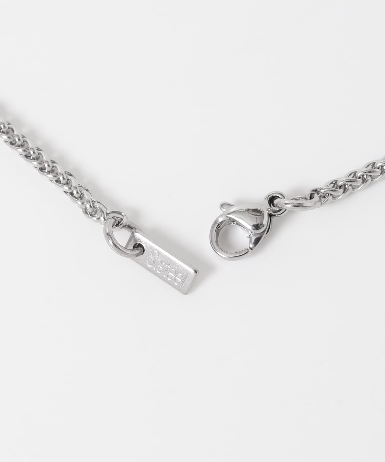 SMELLY「ステンレスオーバルプレートネックレス」|ネックレス|