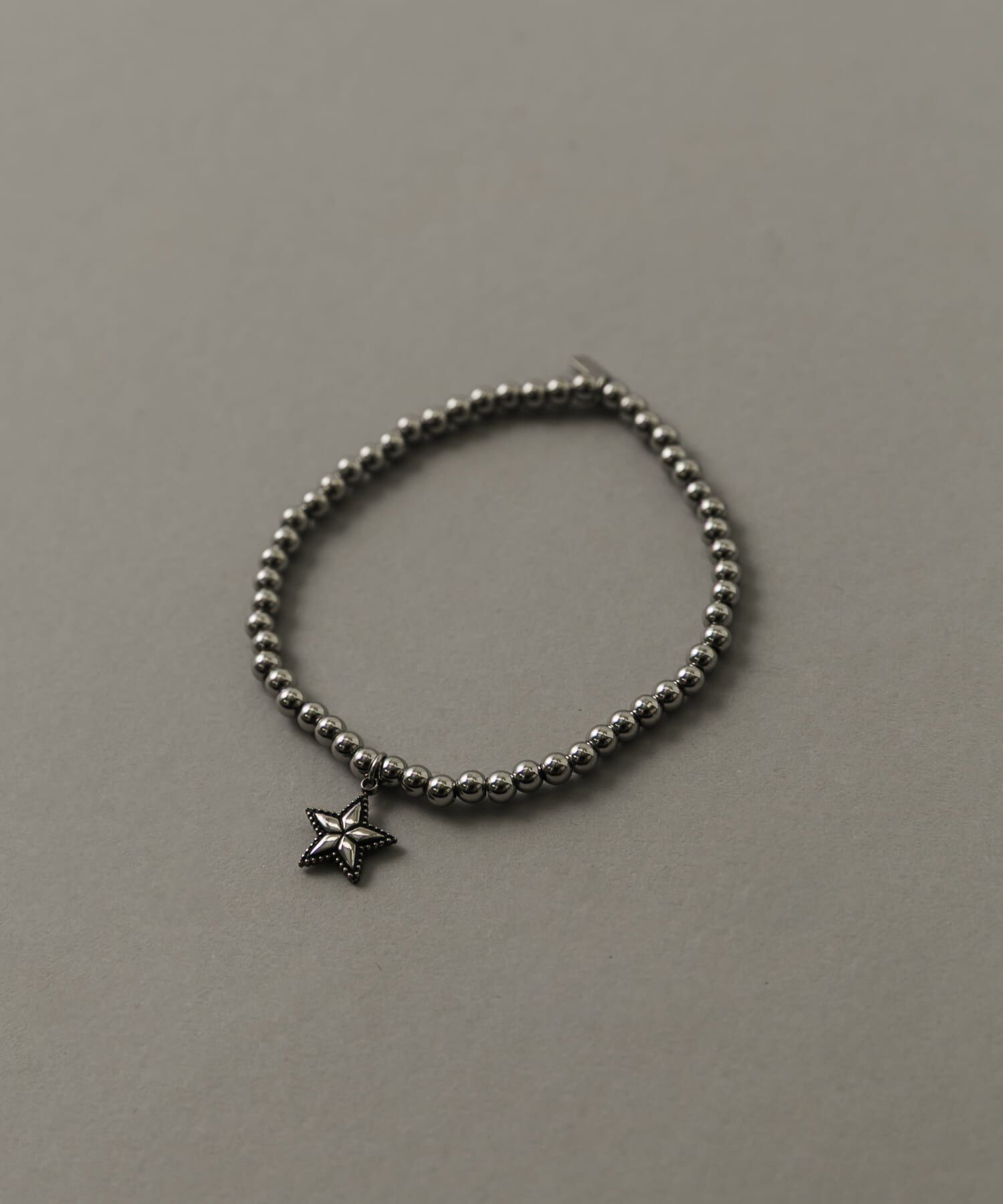 SMELLY「ステンレススターチャームビーズブレスレット」|ブレスレット・バングル|