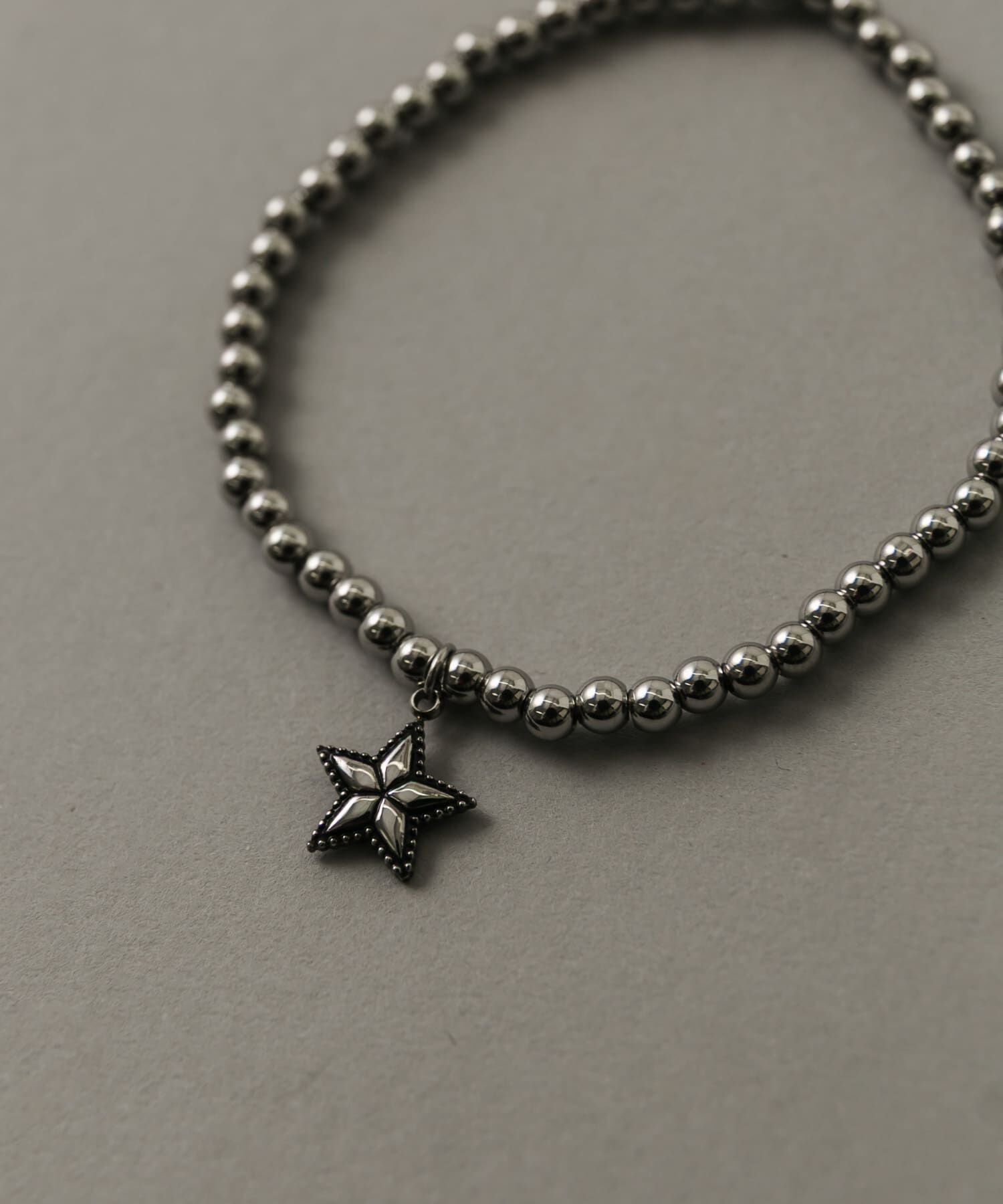 SMELLY「ステンレススターチャームビーズブレスレット」|ブレスレット・バングル|