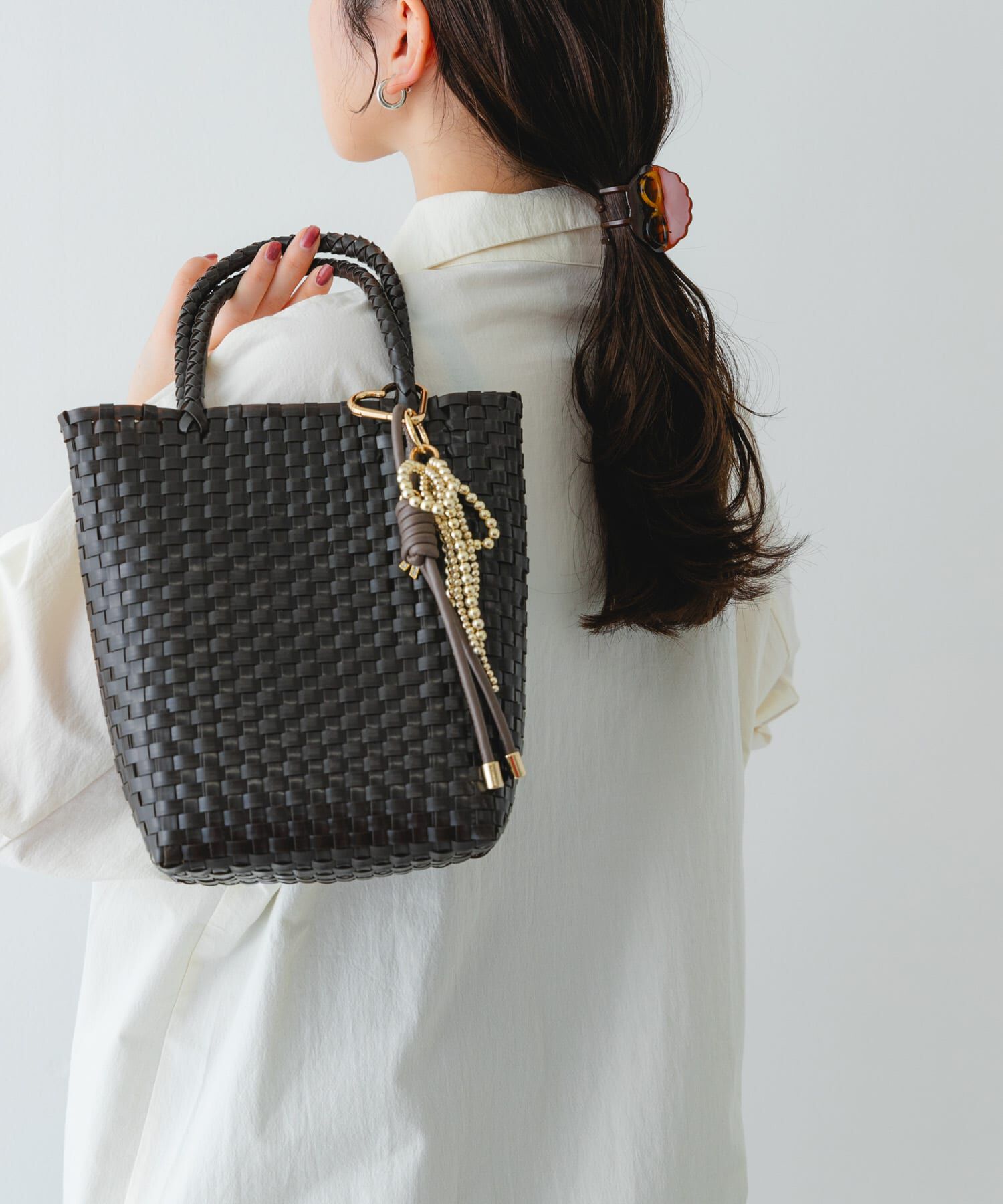 RODE SKO「クリップチャームタテナガメルカドバッグ」|トートバッグ|