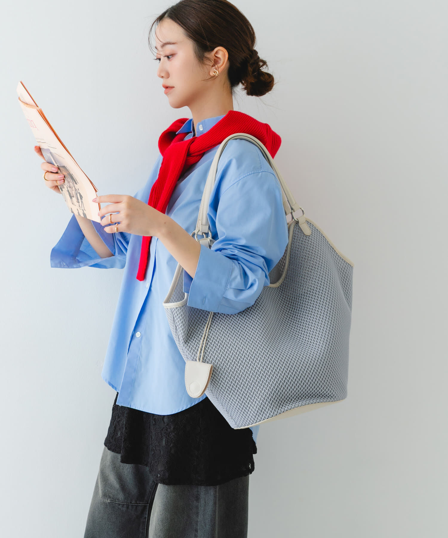 RODE SKO「グラスホルダーセットメッシュトートバッグ」|トートバッグ|