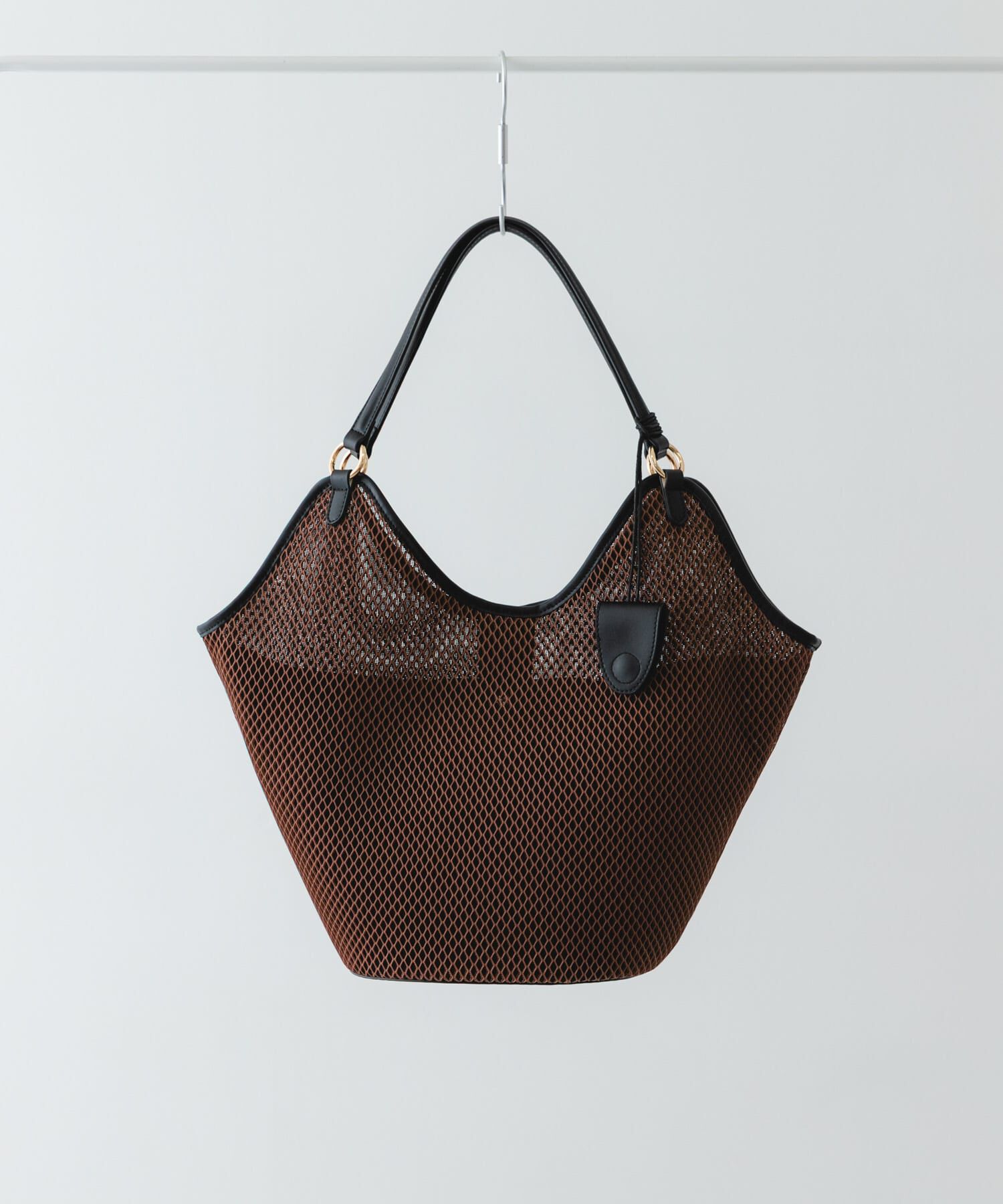 RODE SKO「グラスホルダーセットメッシュトートバッグ」|トートバッグ|ダークブラウン