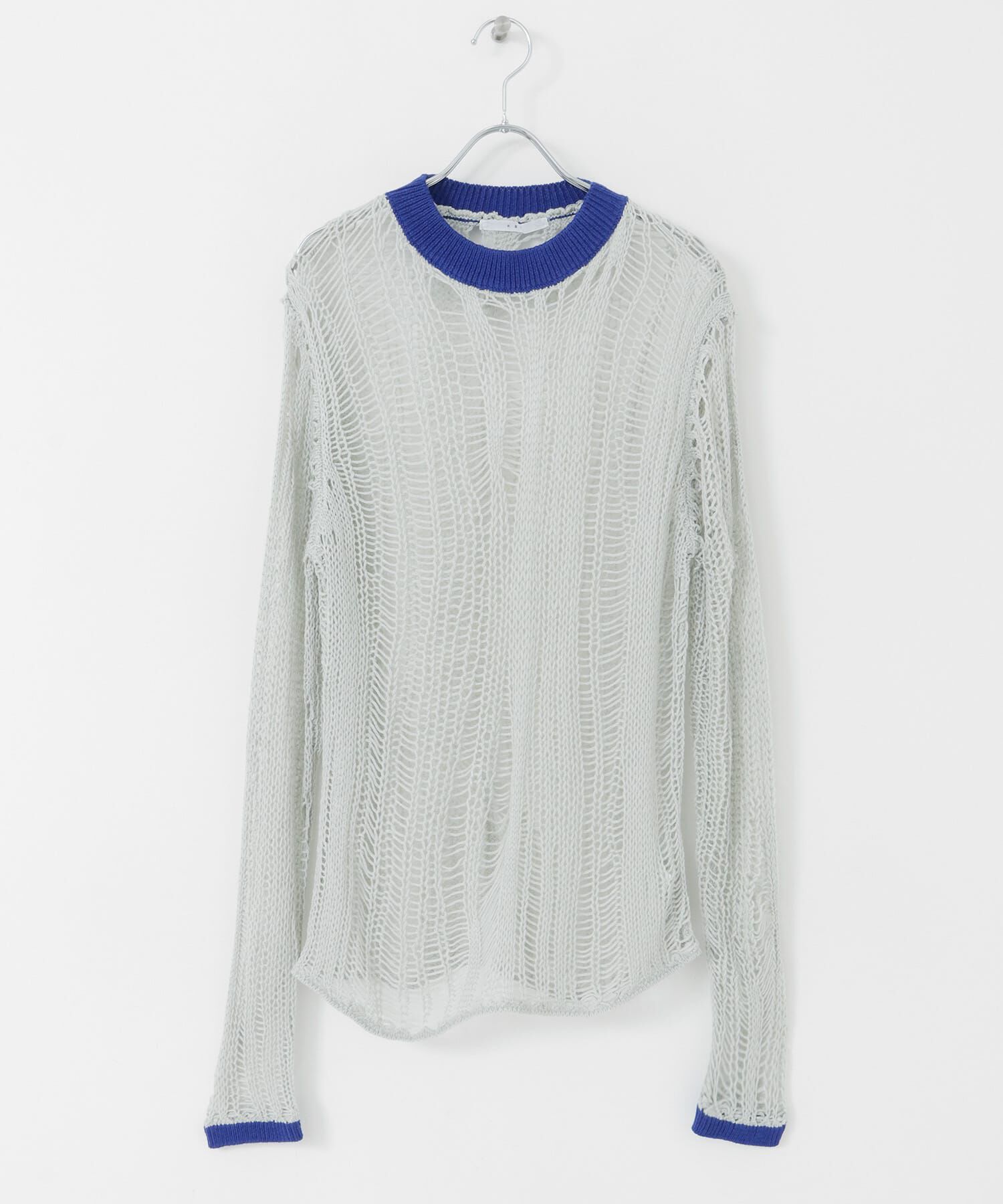  「ランダム透かし編みルーズニット」|ニット・セーター|