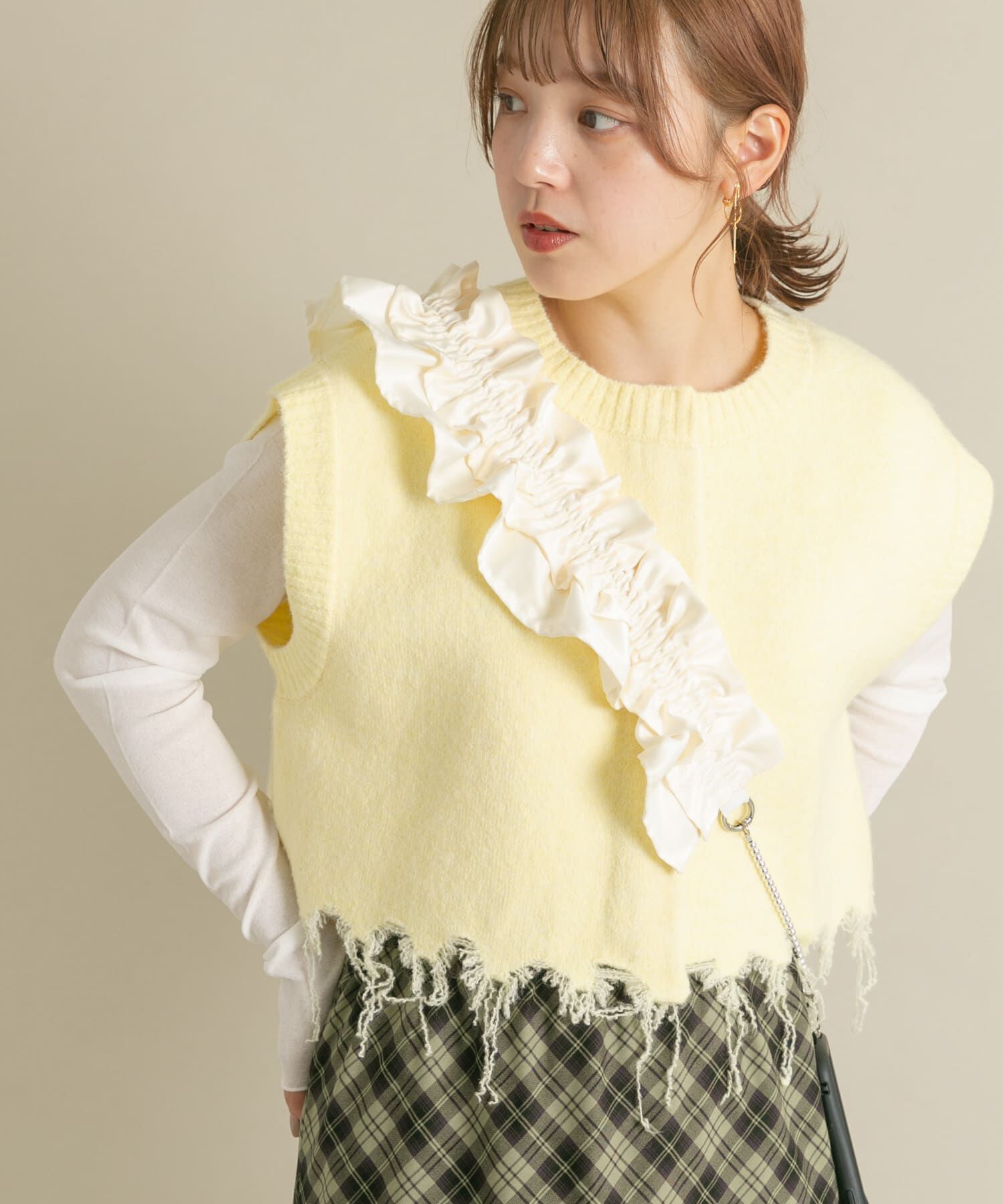  「フリルギャザーマルチストラップ」|その他|