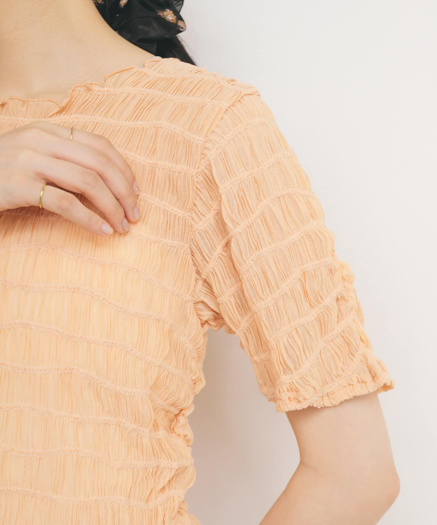  「シャーリングシアートップス」|Tシャツ・カットソー|