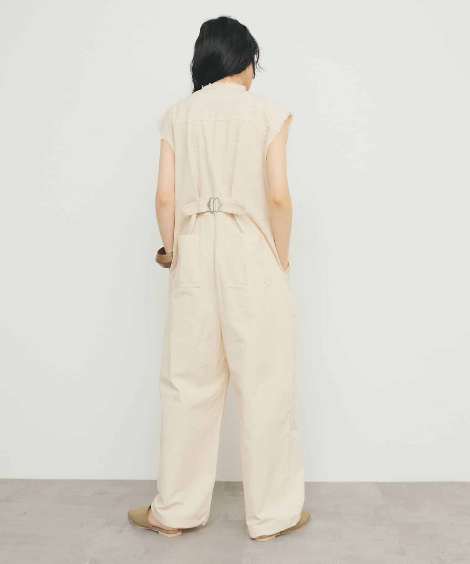  「フロントZIPジャンプスーツ」|スカート|