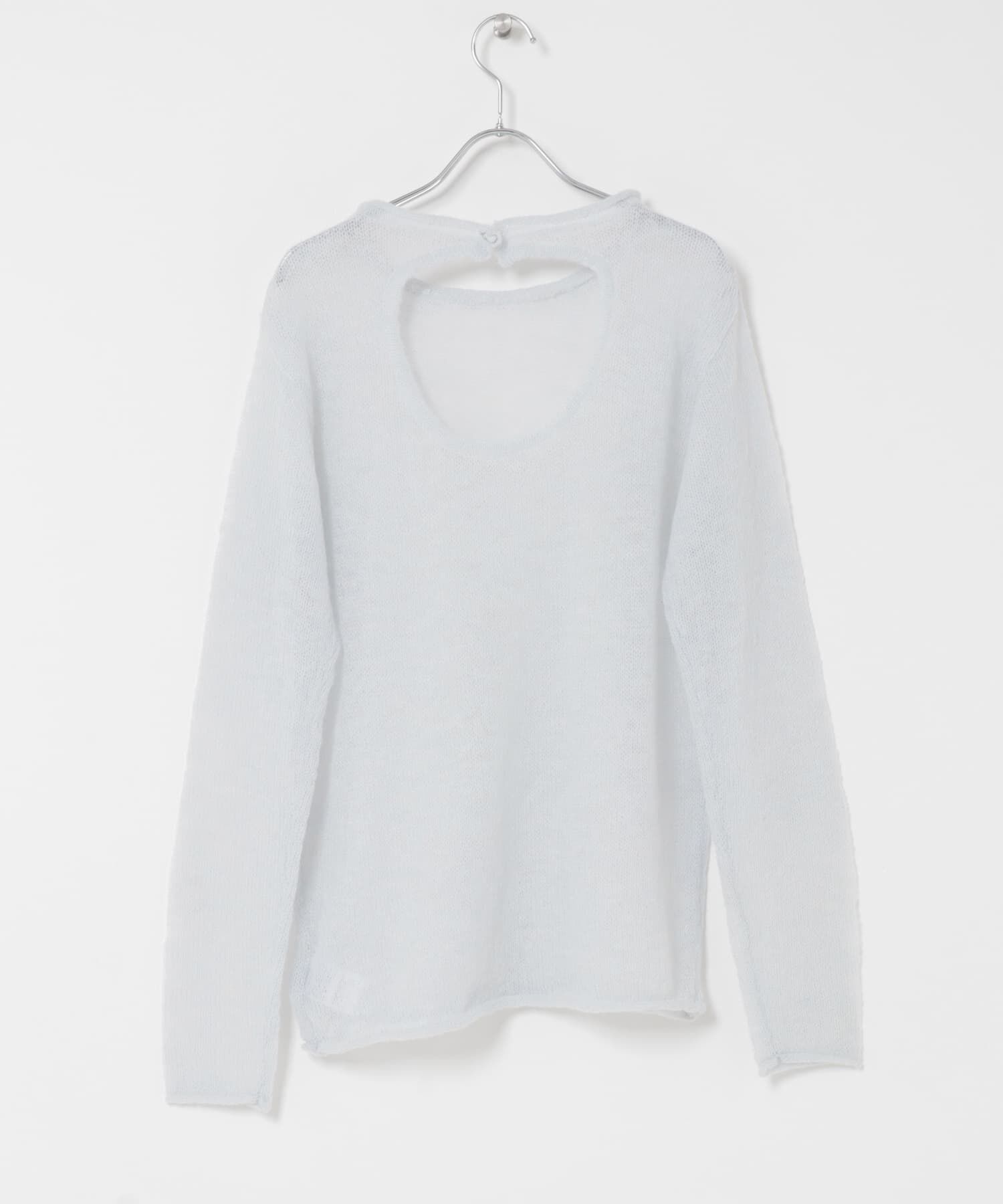  「バックオープンシアーニット」|ニット・セーター|