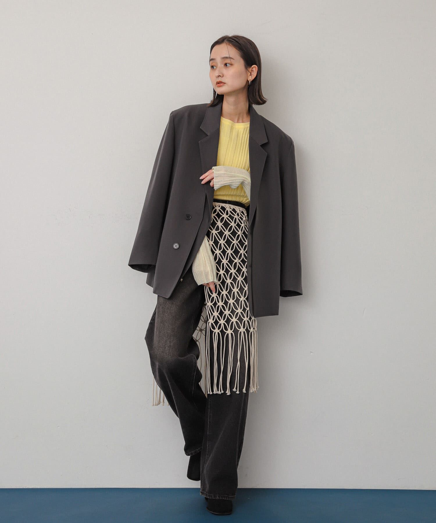 SENSE OF PLACE by URBAN RESEARCH「マクラメマキスカート」|スカート|