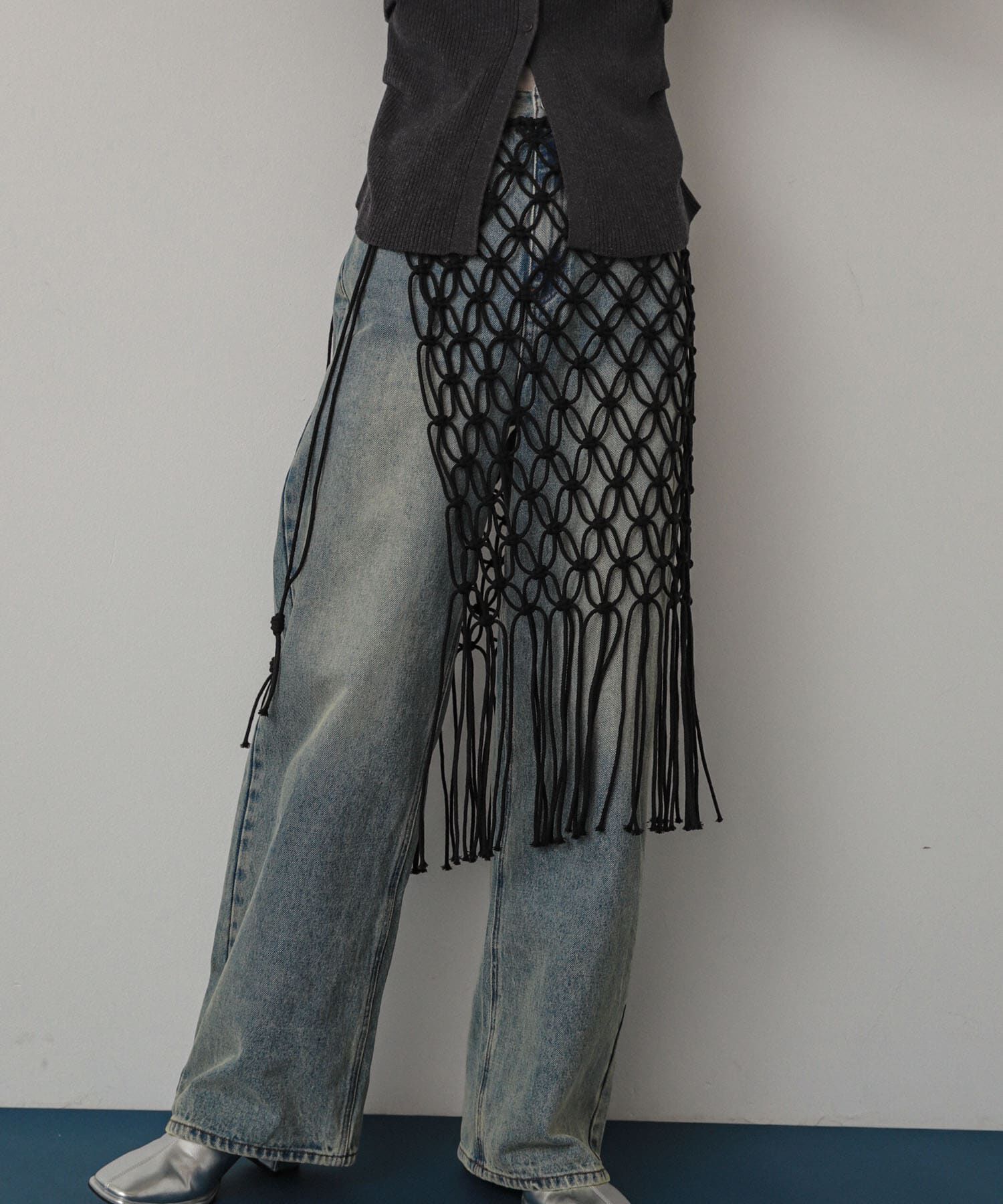 SENSE OF PLACE by URBAN RESEARCH「マクラメマキスカート」|スカート|