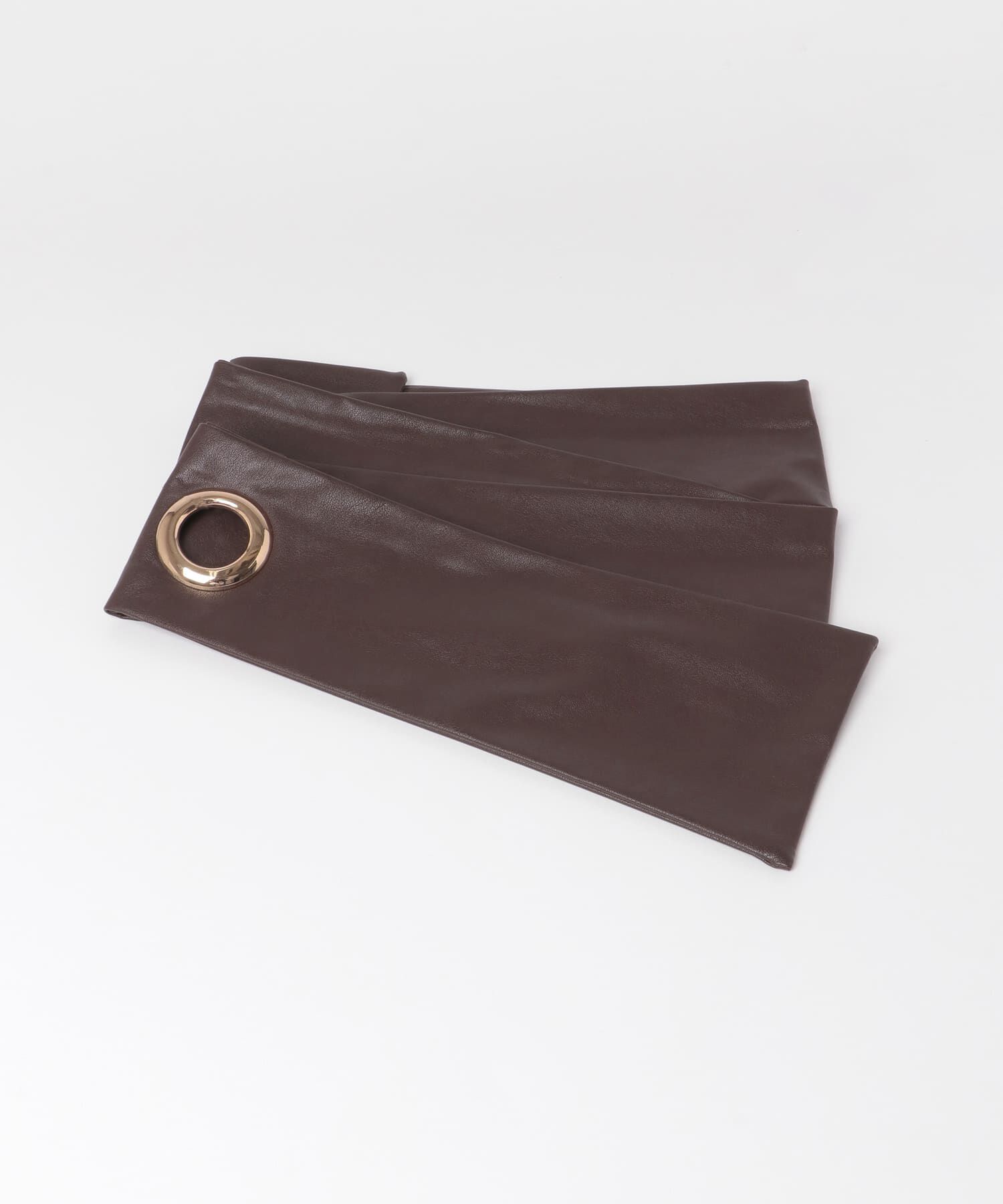 SENSE OF PLACE by URBAN RESEARCH「フェイクレザー結びベルト」|ベルト|ブラウン