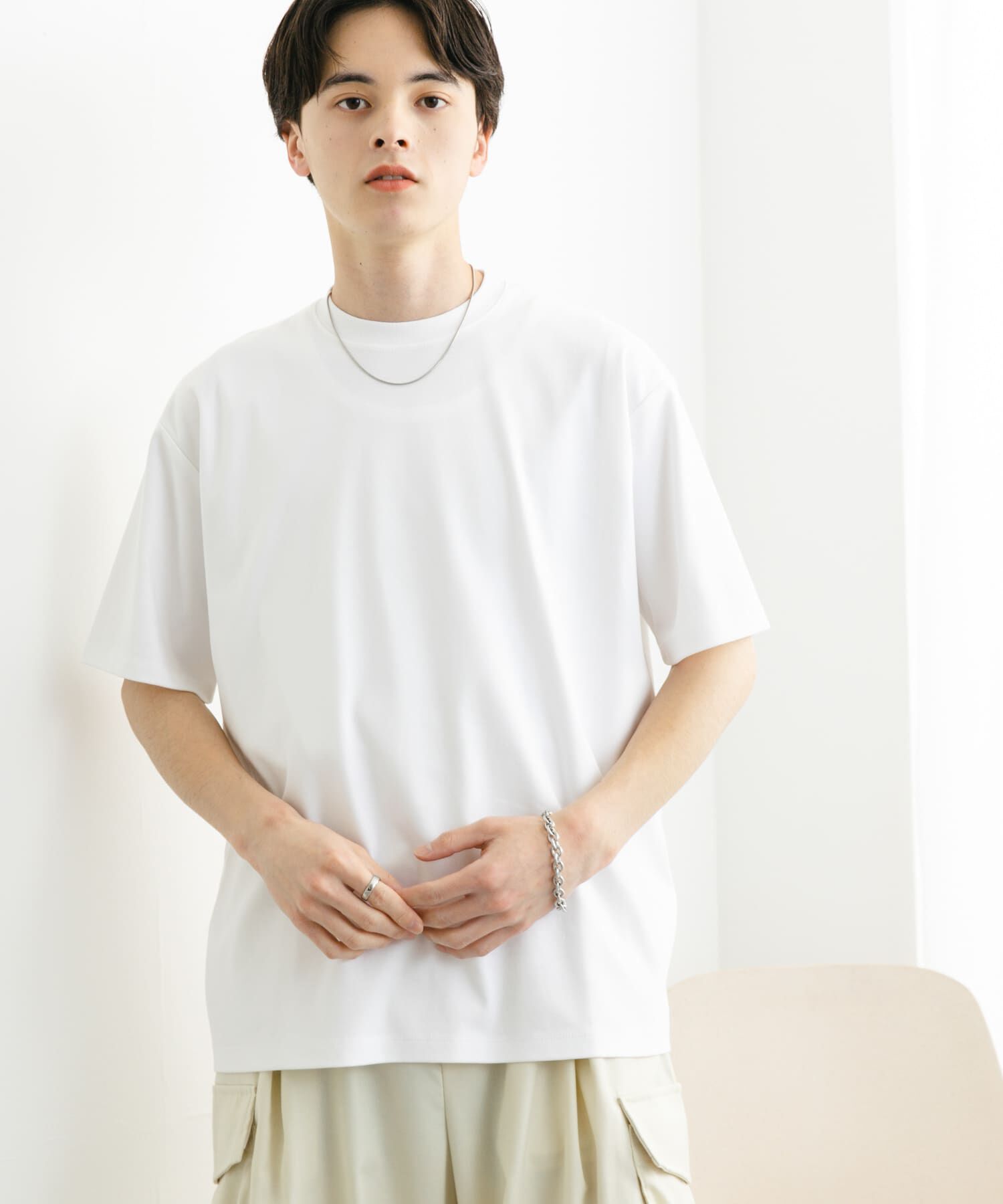SENSE OF PLACE by URBAN RESEARCH「コットンスムースショートスリーブTシャツ」|Tシャツ・カットソー|