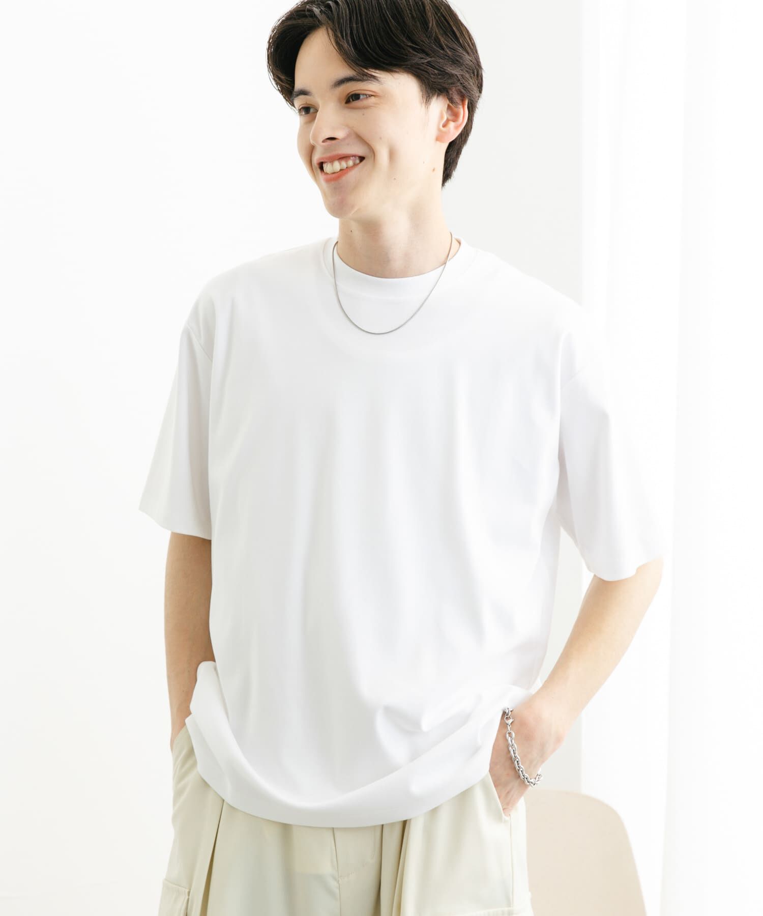 SENSE OF PLACE by URBAN RESEARCH「コットンスムースショートスリーブTシャツ」|Tシャツ・カットソー|