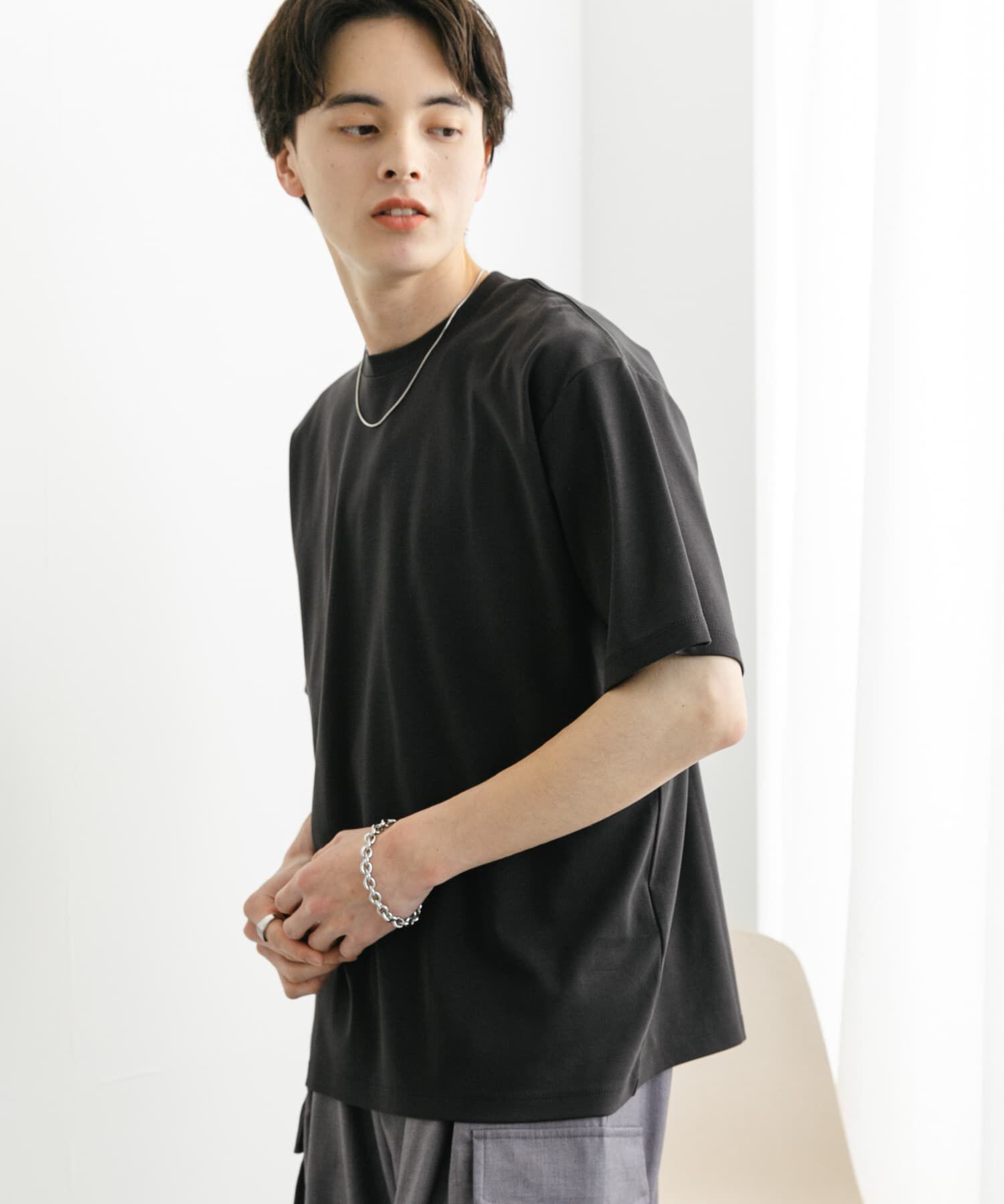 SENSE OF PLACE by URBAN RESEARCH「コットンスムースショートスリーブTシャツ」|Tシャツ・カットソー|