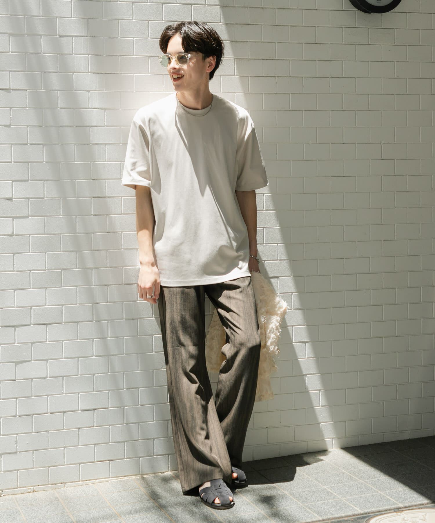 SENSE OF PLACE by URBAN RESEARCH「コットンスムースショートスリーブTシャツ」|Tシャツ・カットソー|