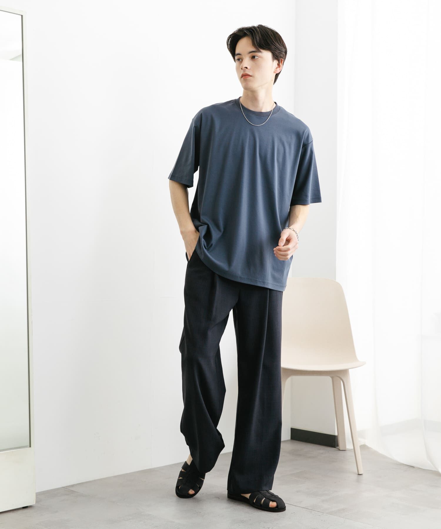 SENSE OF PLACE by URBAN RESEARCH「コットンスムースショートスリーブTシャツ」|Tシャツ・カットソー|