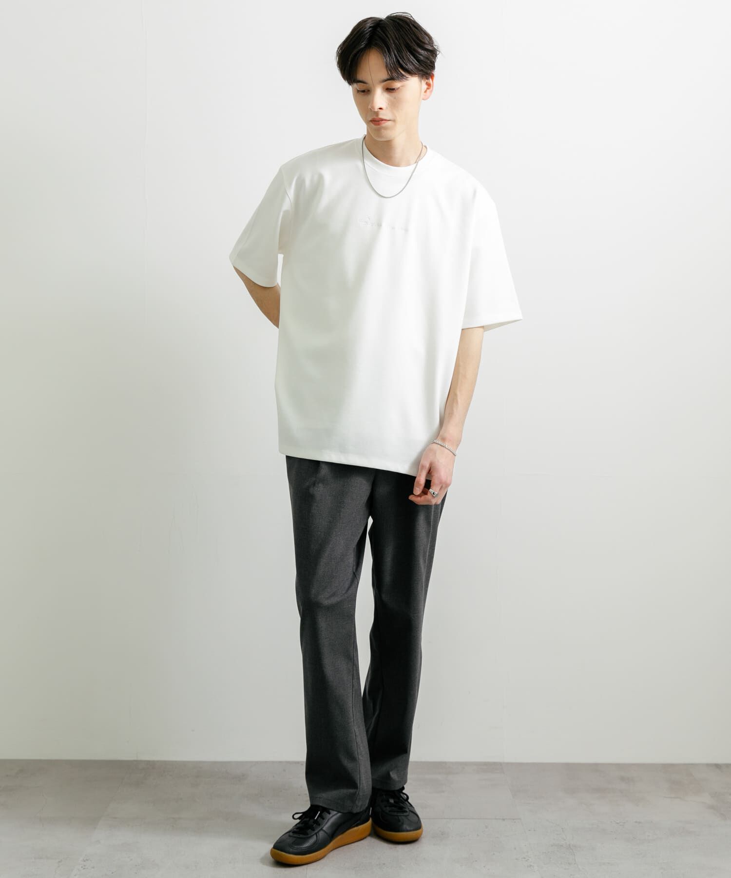 SENSE OF PLACE by URBAN RESEARCH「『ユニセックス』シシュウポンチショートスリーブTシャツ」|Tシャツ・カットソー|