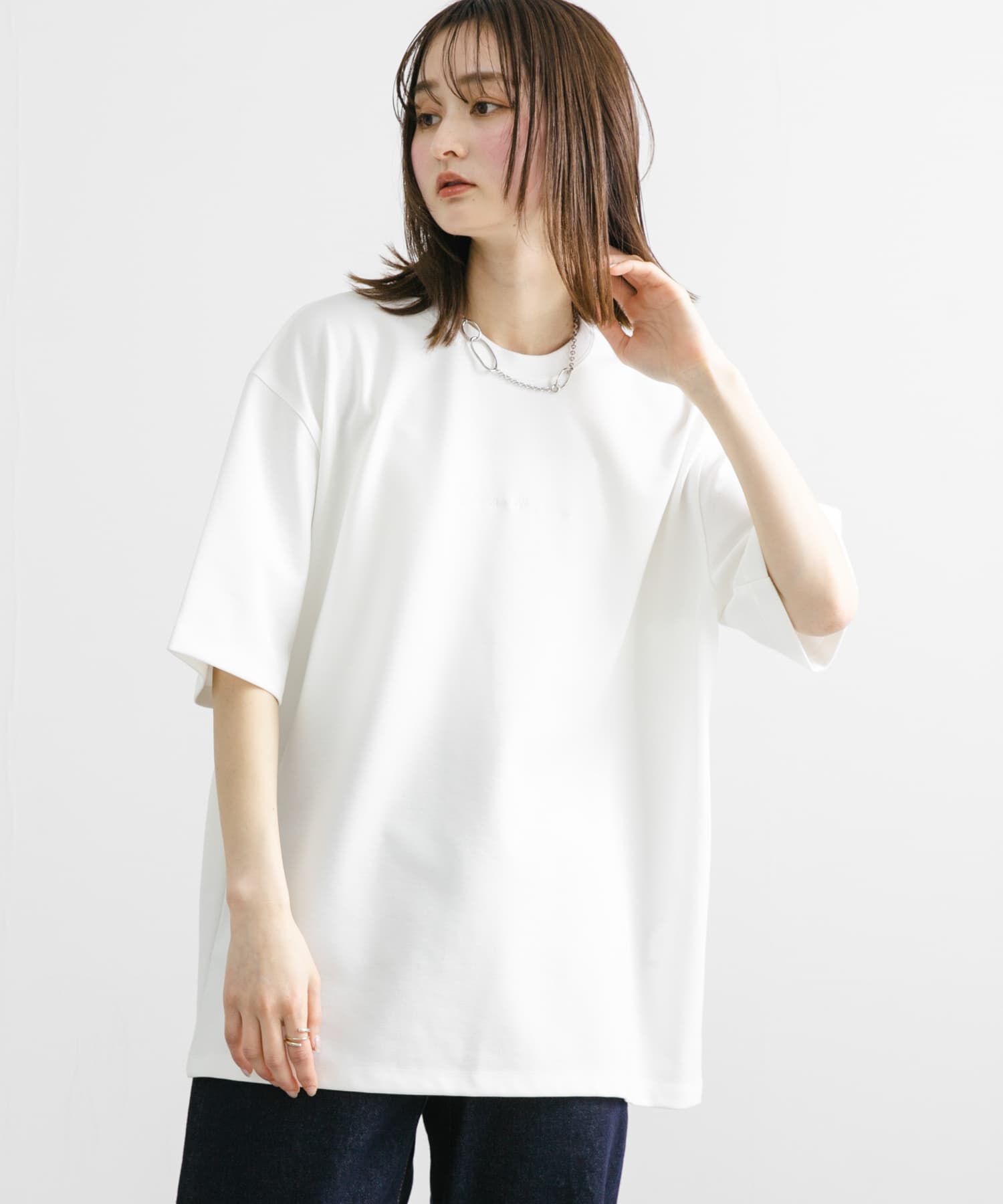 SENSE OF PLACE by URBAN RESEARCH「『ユニセックス』シシュウポンチショートスリーブTシャツ」|Tシャツ・カットソー|