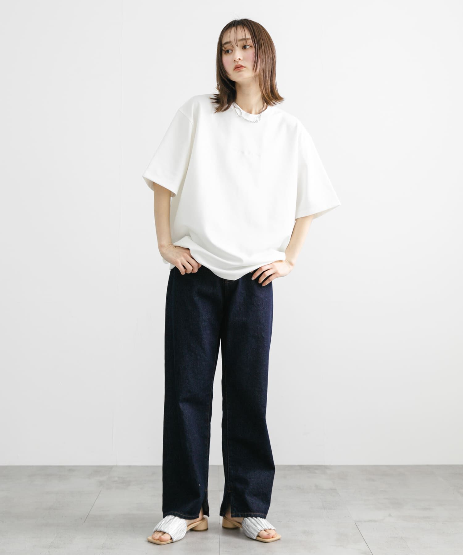 SENSE OF PLACE by URBAN RESEARCH「『ユニセックス』シシュウポンチショートスリーブTシャツ」|Tシャツ・カットソー|