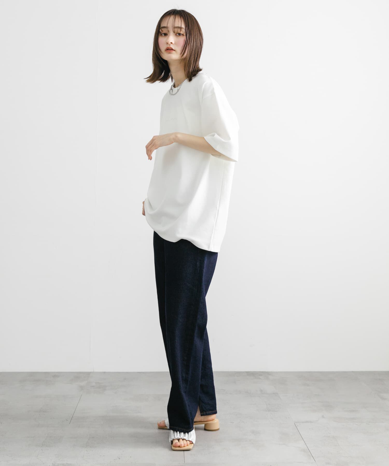 SENSE OF PLACE by URBAN RESEARCH「『ユニセックス』シシュウポンチショートスリーブTシャツ」|Tシャツ・カットソー|