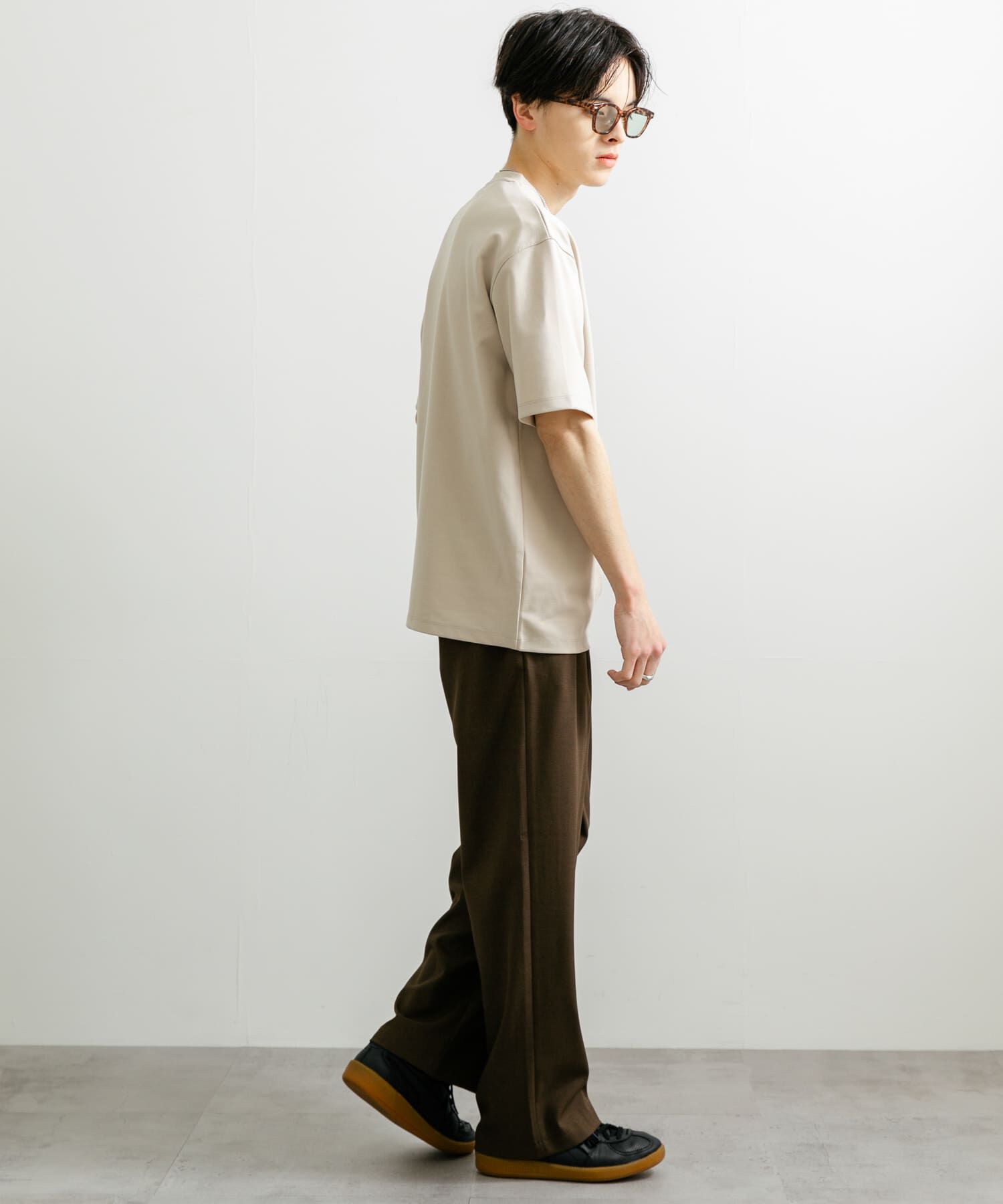 SENSE OF PLACE by URBAN RESEARCH「『ユニセックス』シシュウポンチショートスリーブTシャツ」|Tシャツ・カットソー|