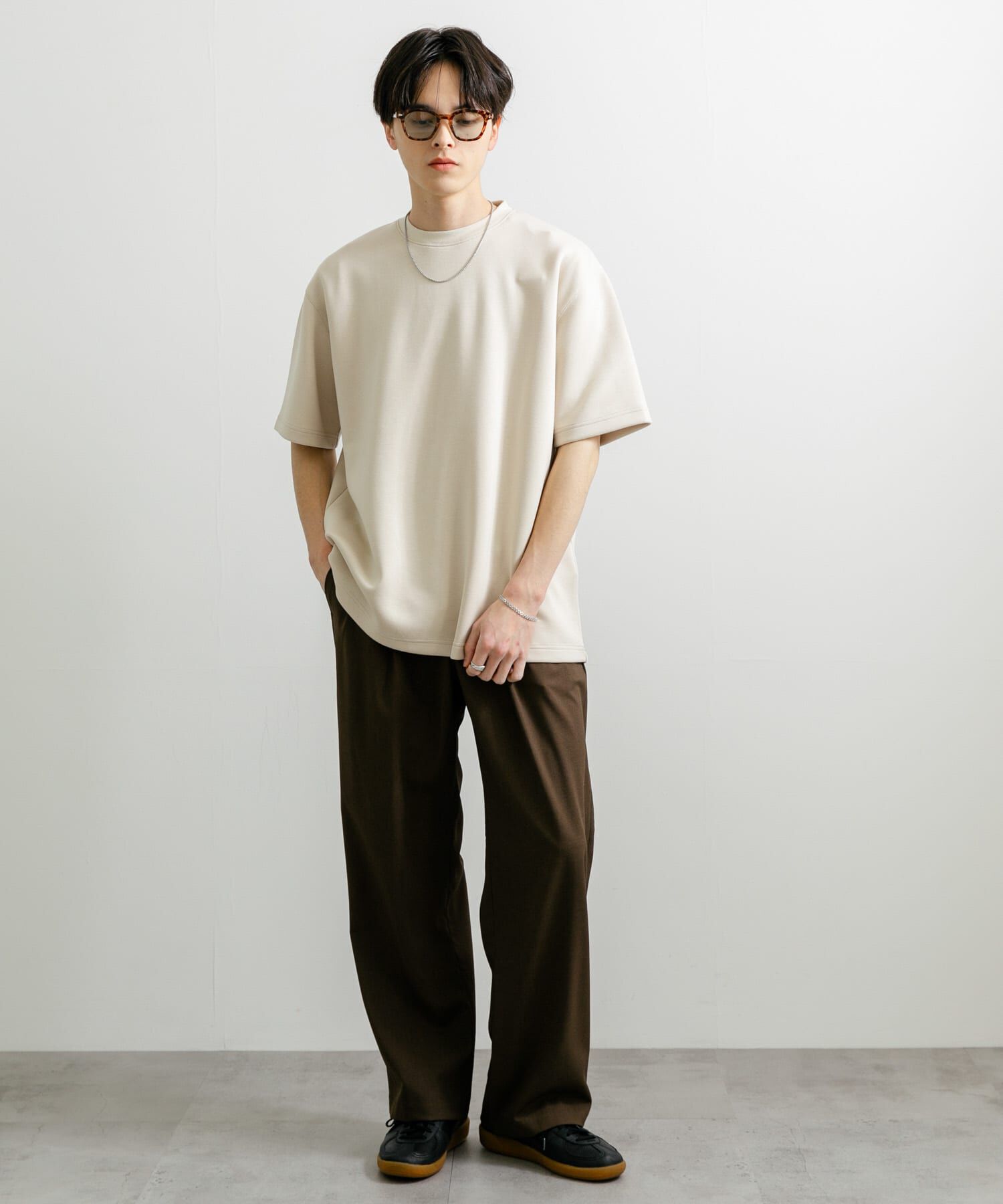 SENSE OF PLACE by URBAN RESEARCH「『ユニセックス』シシュウポンチショートスリーブTシャツ」|Tシャツ・カットソー|