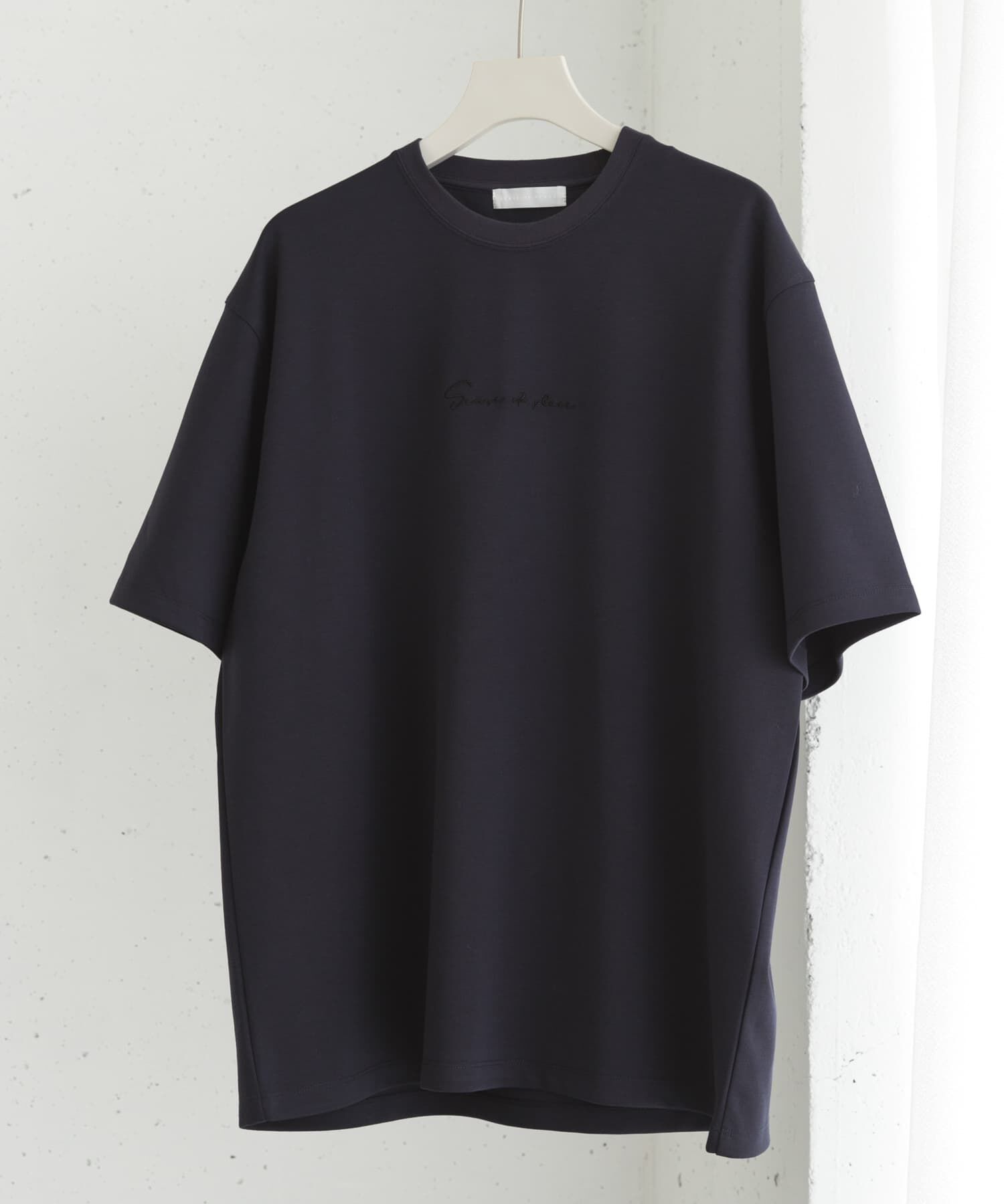 SENSE OF PLACE by URBAN RESEARCH「『ユニセックス』シシュウポンチショートスリーブTシャツ」|Tシャツ・カットソー|
