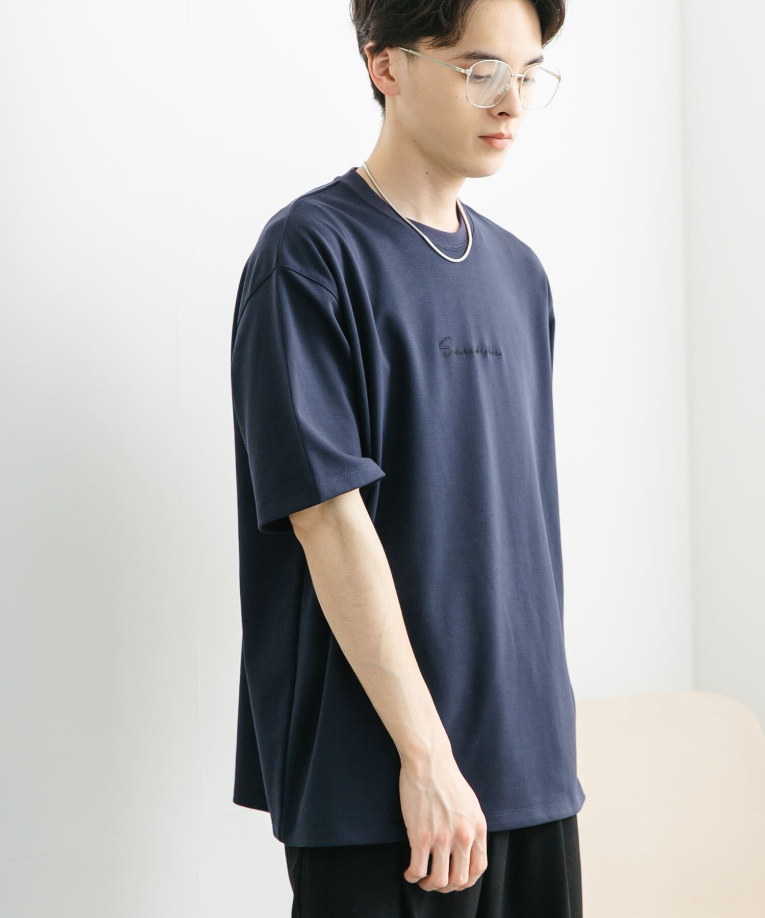 SENSE OF PLACE by URBAN RESEARCH「『ユニセックス』シシュウポンチショートスリーブTシャツ」|Tシャツ・カットソー|
