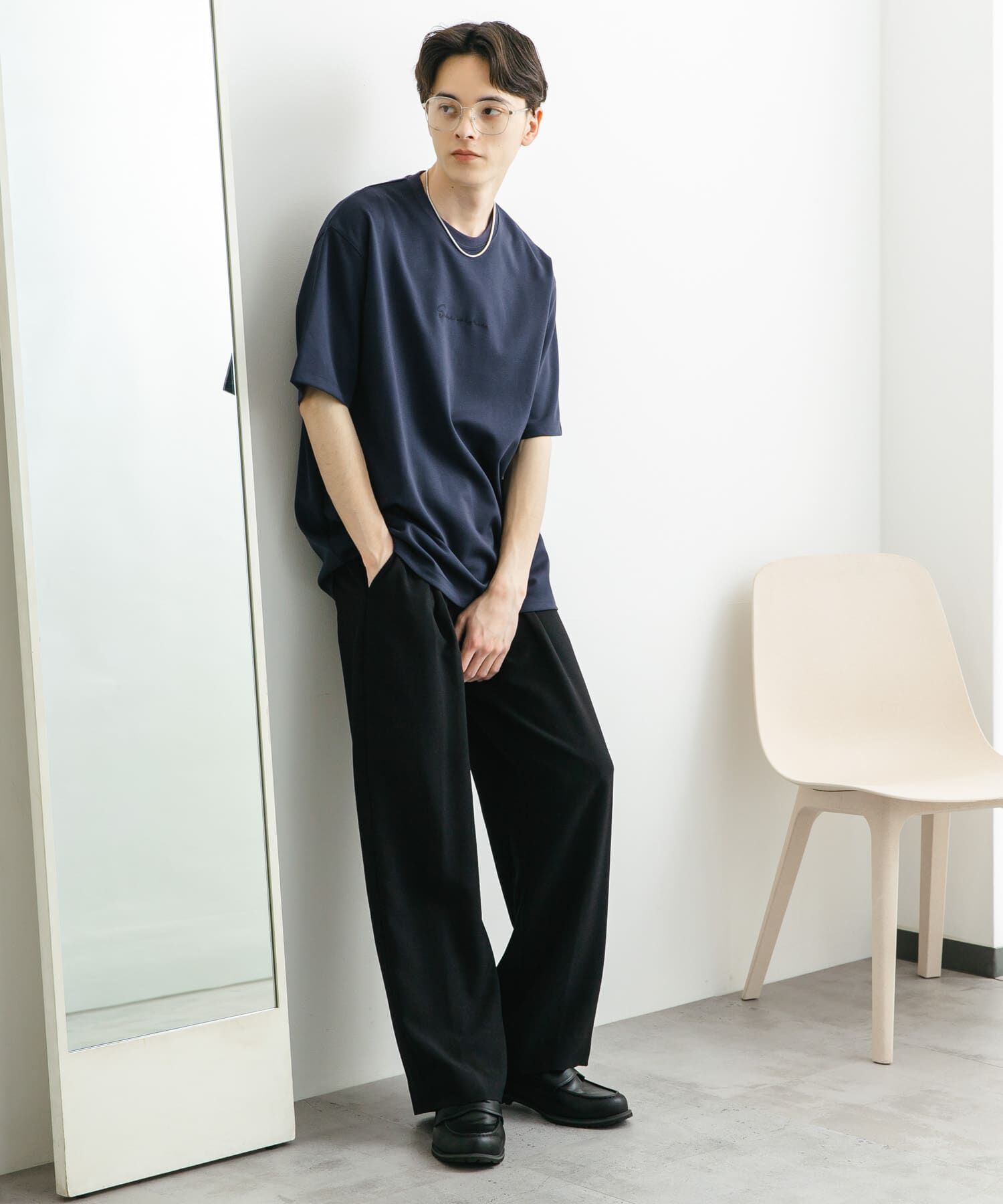 SENSE OF PLACE by URBAN RESEARCH「『ユニセックス』シシュウポンチショートスリーブTシャツ」|Tシャツ・カットソー|