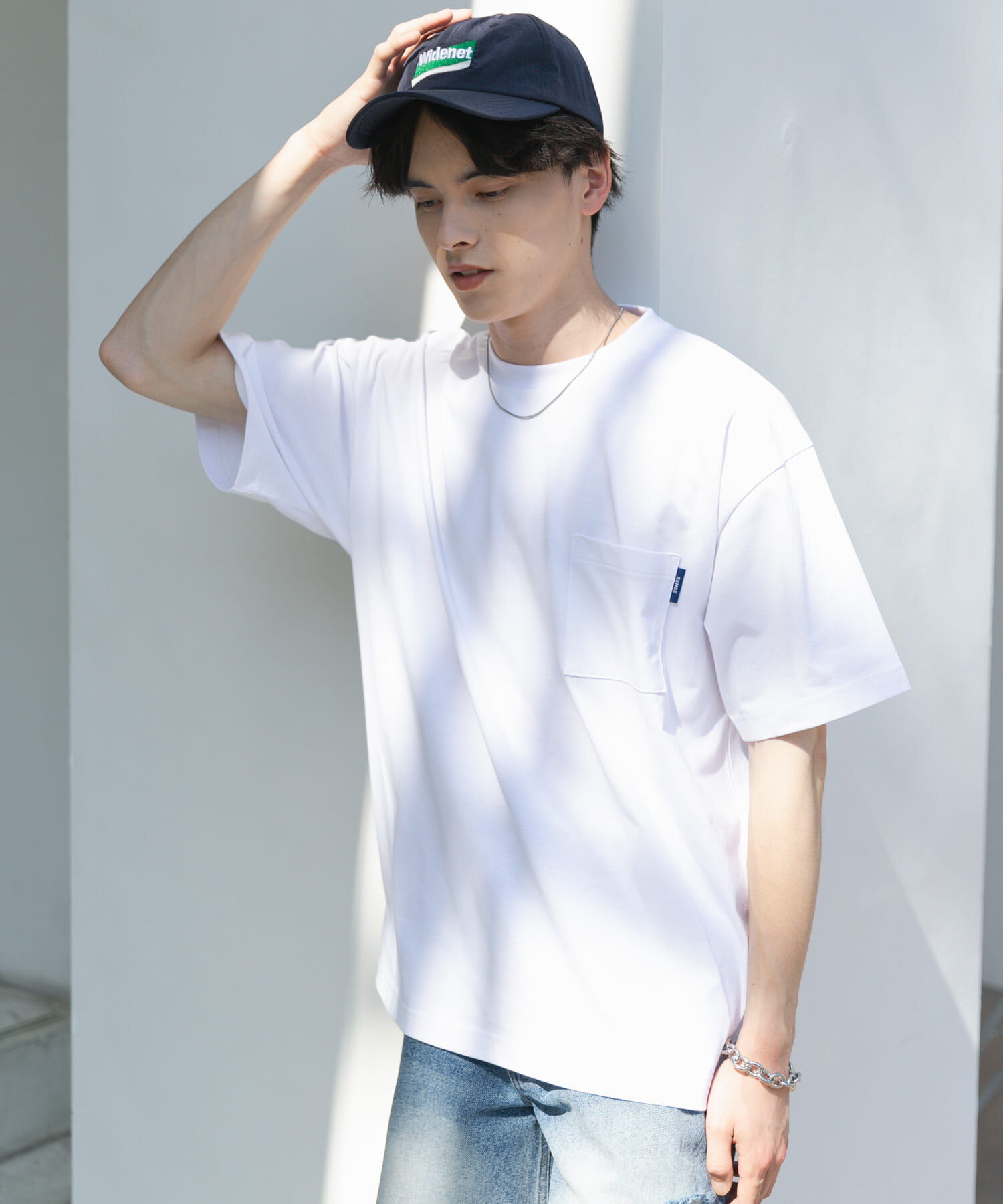 SENSE OF PLACE by URBAN RESEARCH「『UR TECH ひやサラクール』リラックスポケTシャツ」|Tシャツ・カットソー|