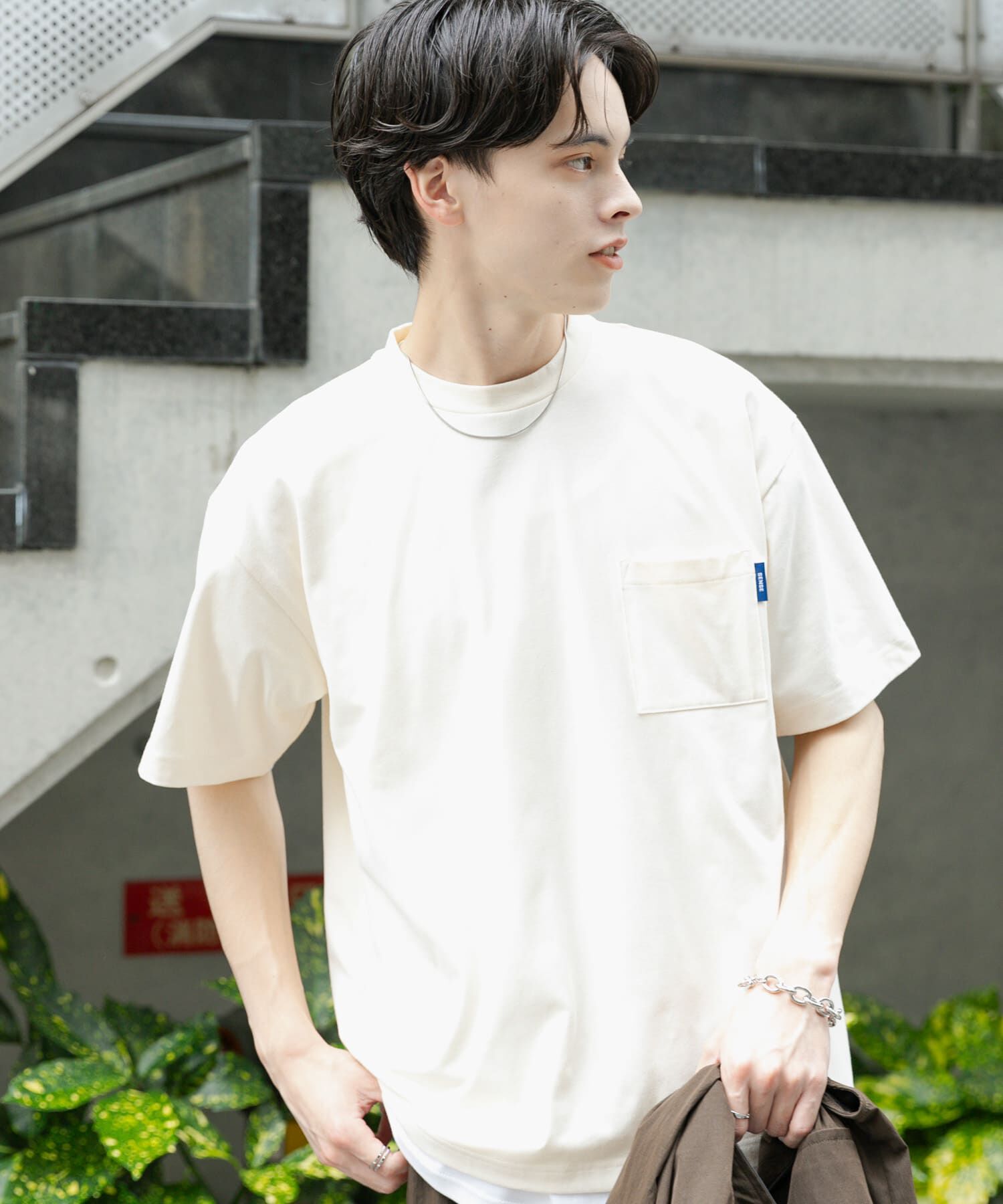 SENSE OF PLACE by URBAN RESEARCH「『UR TECH ひやサラクール』リラックスポケTシャツ」|Tシャツ・カットソー|